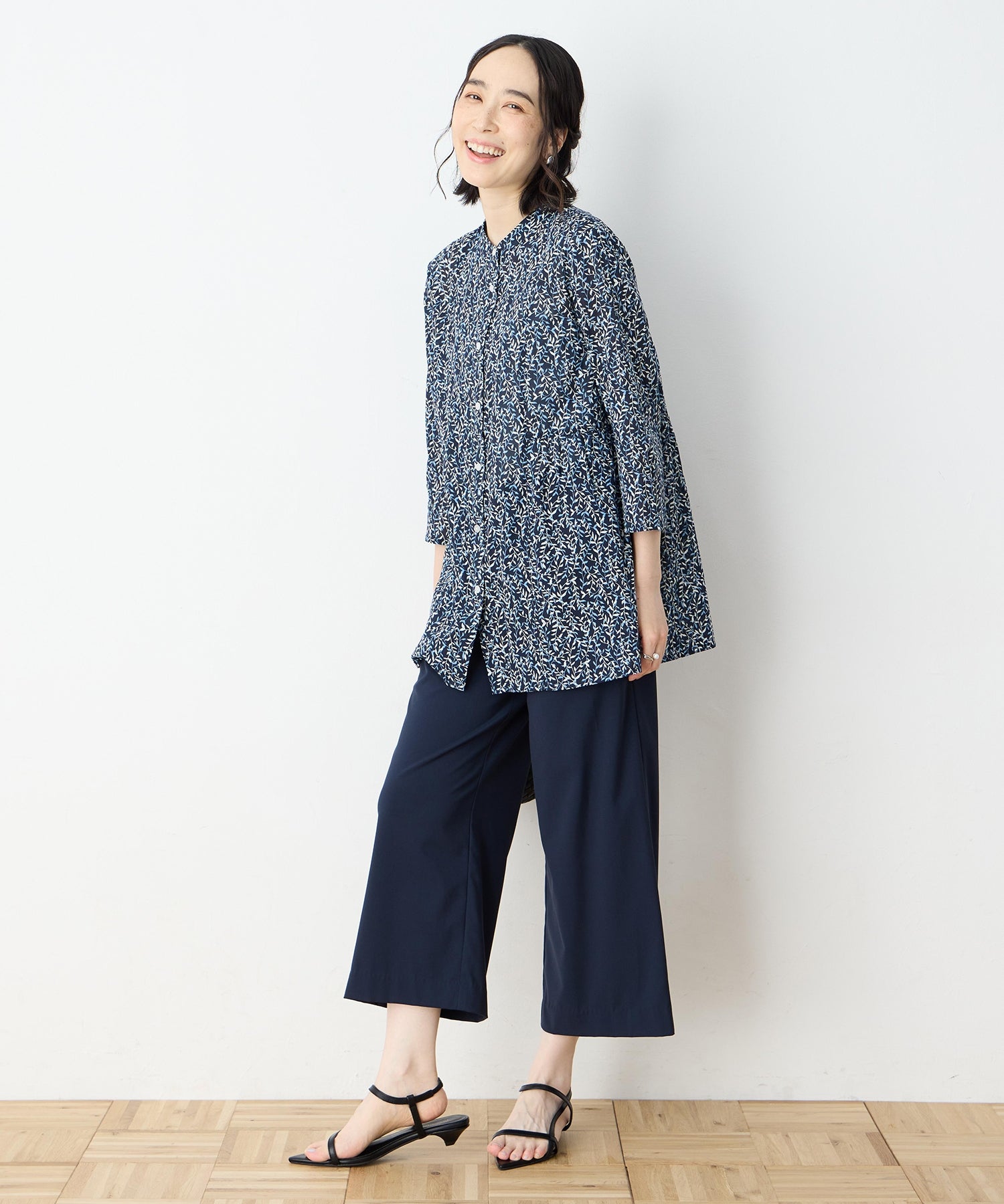 デコイ DECOY プリントロングシャツ （ネイビー） ネイビー