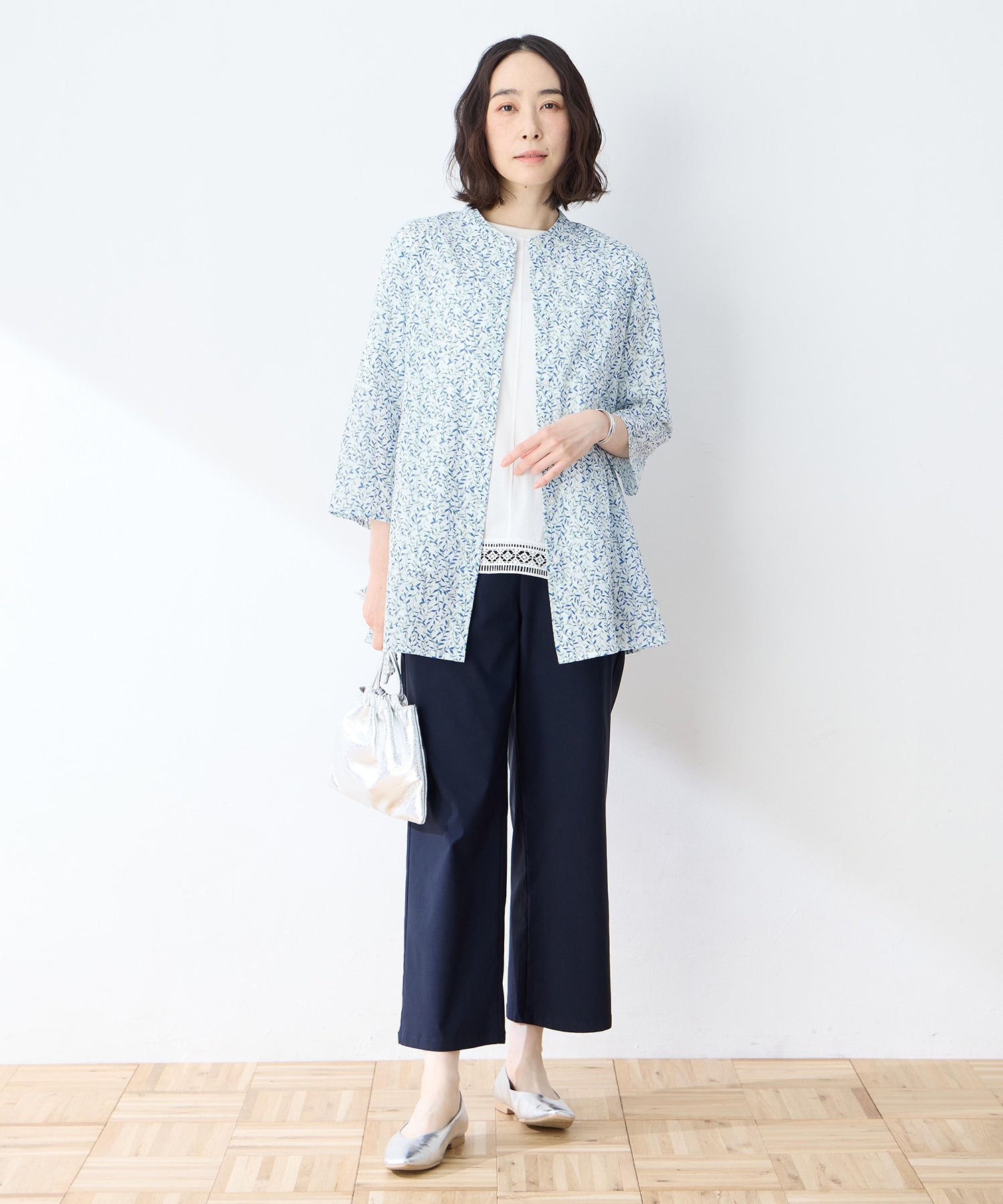 デコイ DECOY プリントロングシャツ （ネイビー） ネイビー