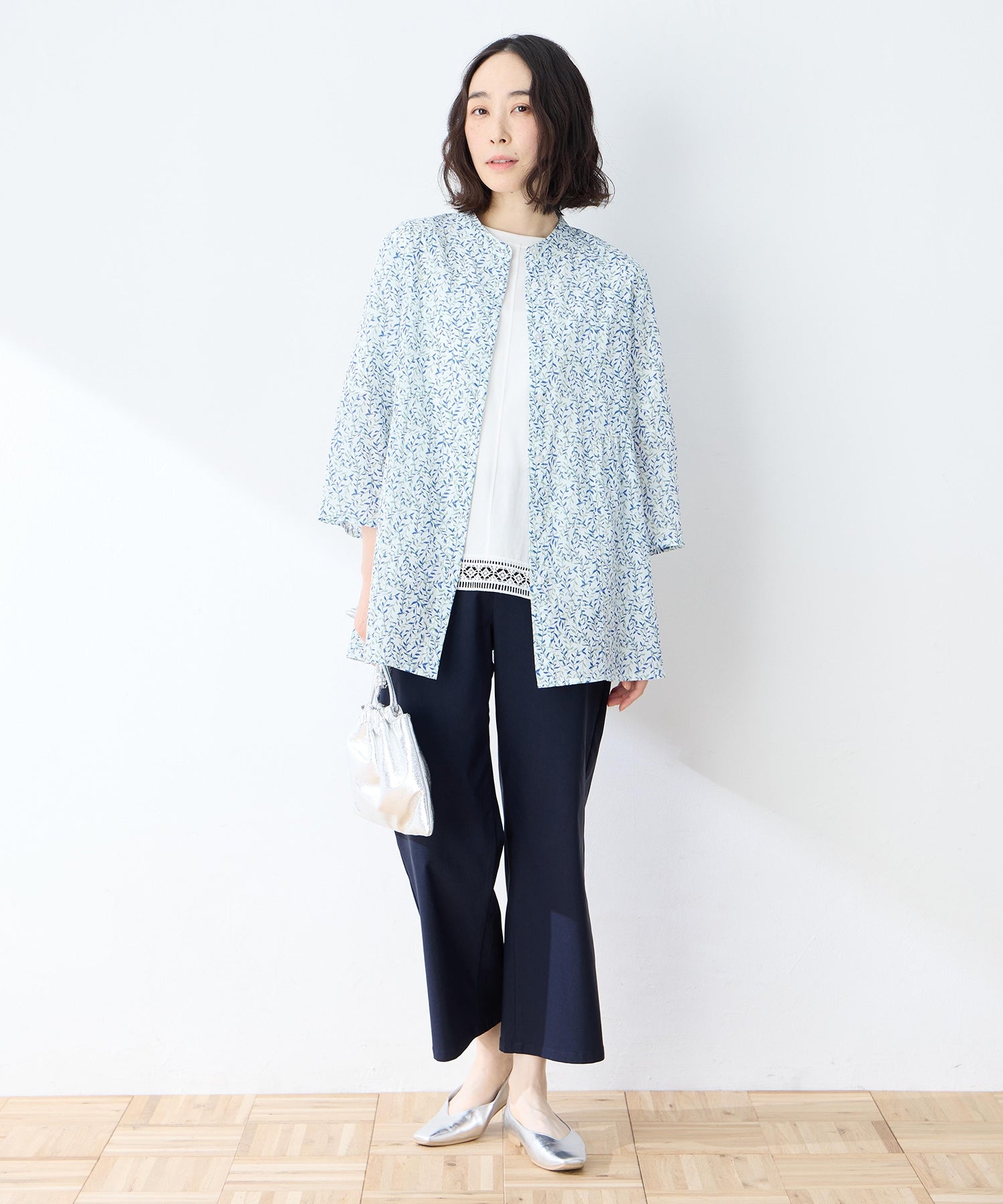 デコイ DECOY プリントロングシャツ （ネイビー） ネイビー
