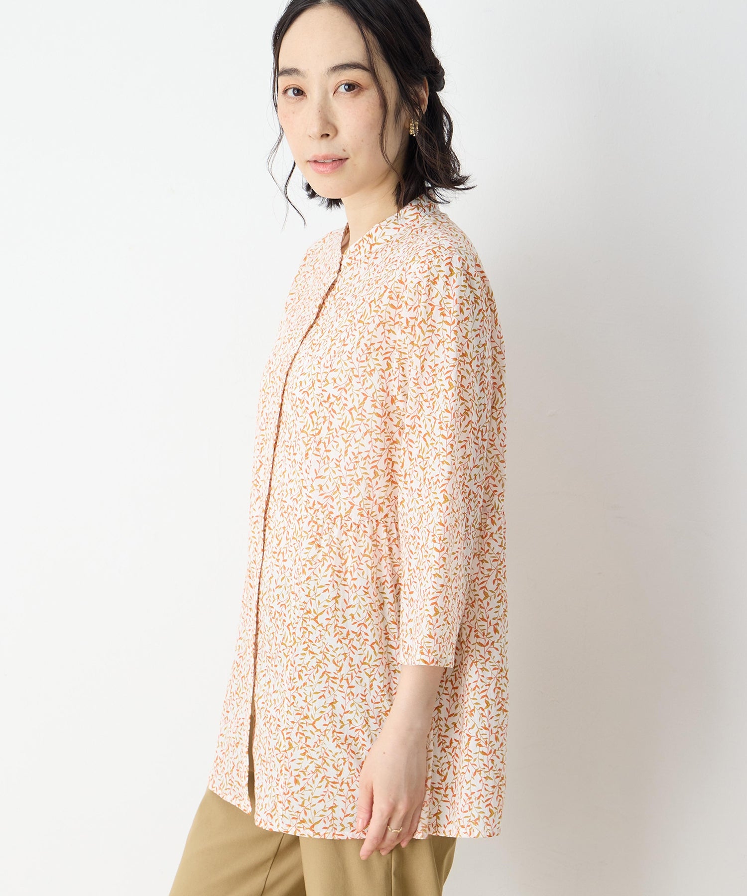 デコイ DECOY プリントロングシャツ （ネイビー） ネイビー