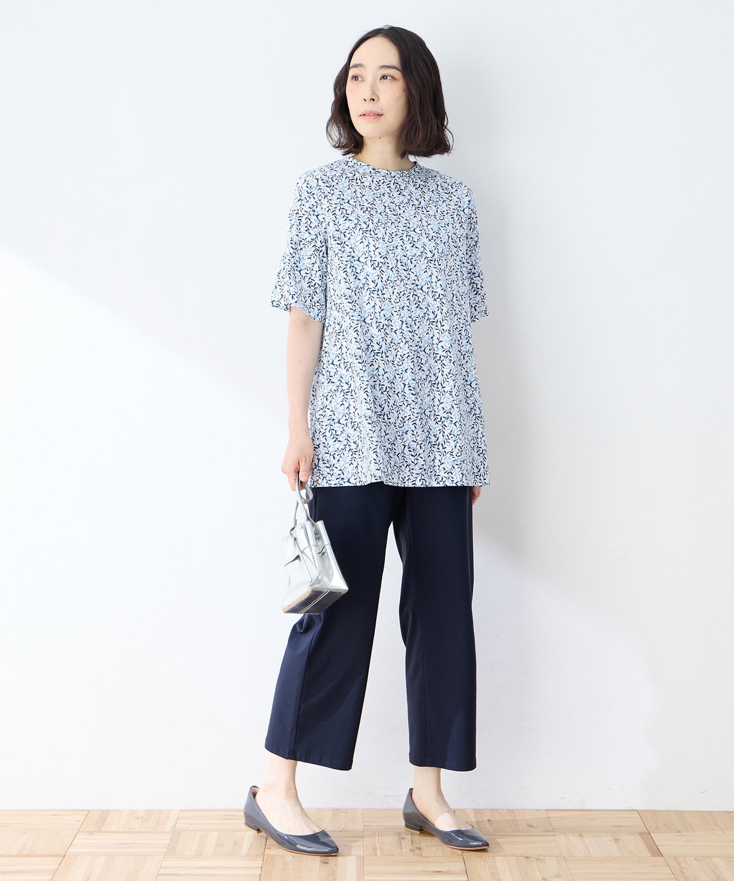 デコイ DECOY 【冷感】【UVカット】ひやさらコットンプレミアム袖ギャザーチュニックTシャツ （オレンジ） オレンジ
