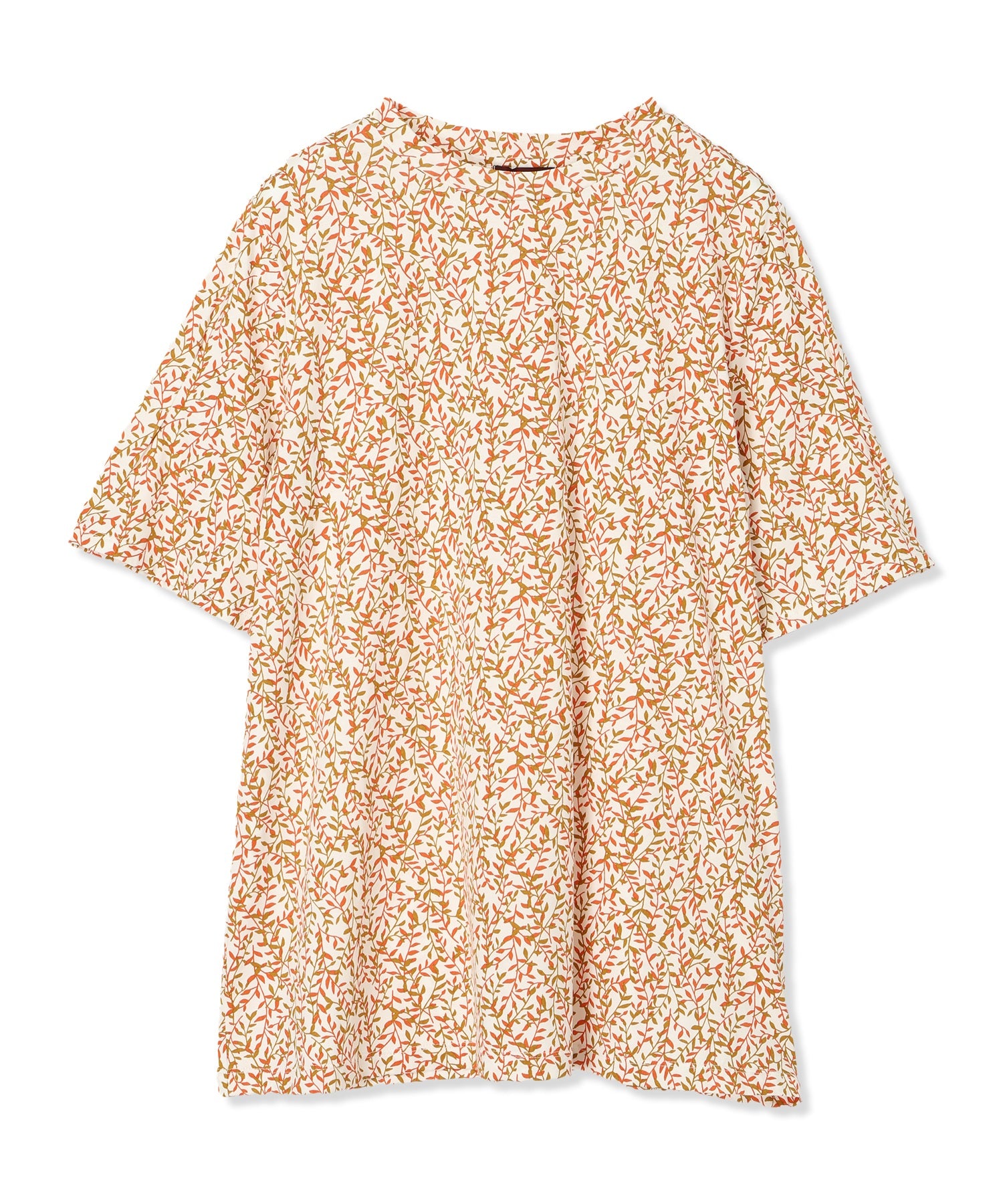 デコイ DECOY 【冷感】【UVカット】ひやさらコットンプレミアム袖ギャザーチュニックTシャツ （オレンジ） オレンジ