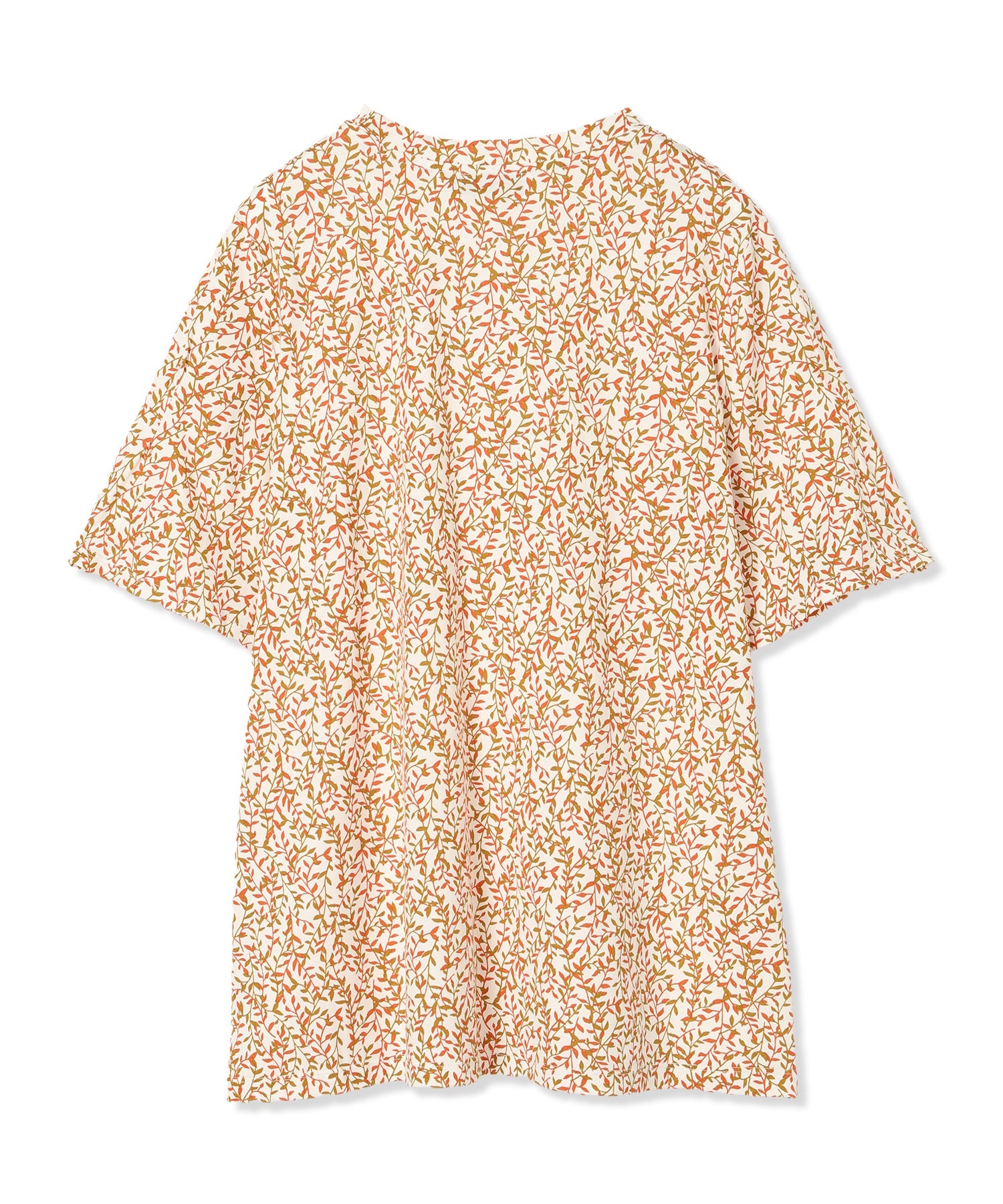 デコイ DECOY 【冷感】【UVカット】ひやさらコットンプレミアム袖ギャザーチュニックTシャツ （オレンジ） オレンジ