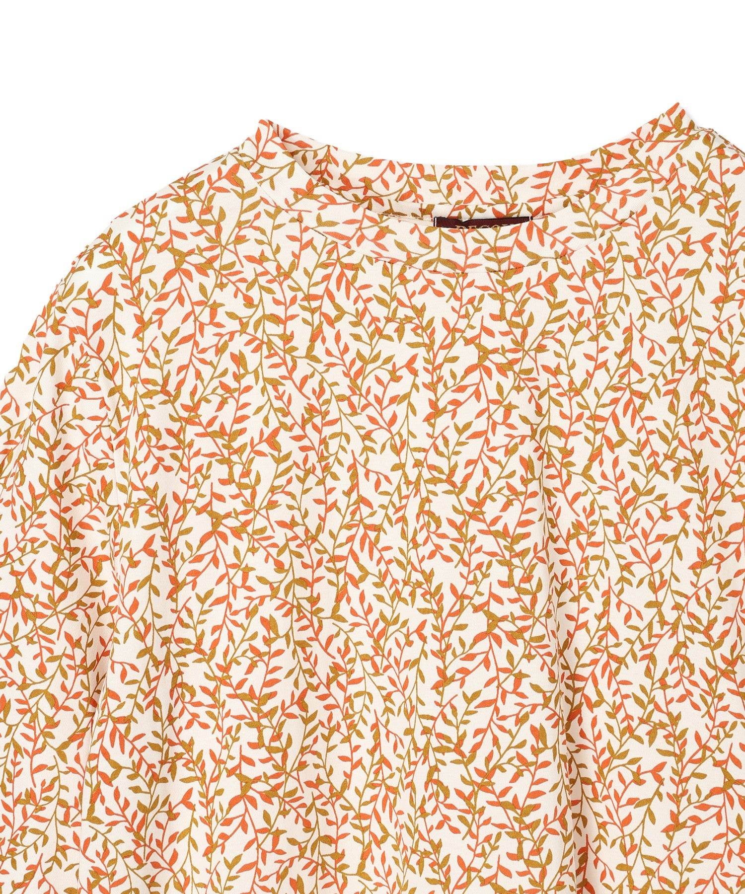 デコイ DECOY 【冷感】【UVカット】ひやさらコットンプレミアム袖ギャザーチュニックTシャツ （オレンジ） オレンジ