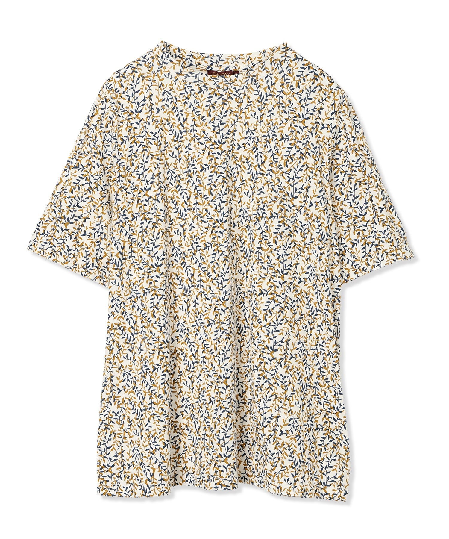 デコイ DECOY 【冷感】【UVカット】ひやさらコットンプレミアム袖ギャザーチュニックTシャツ （オレンジ） オレンジ