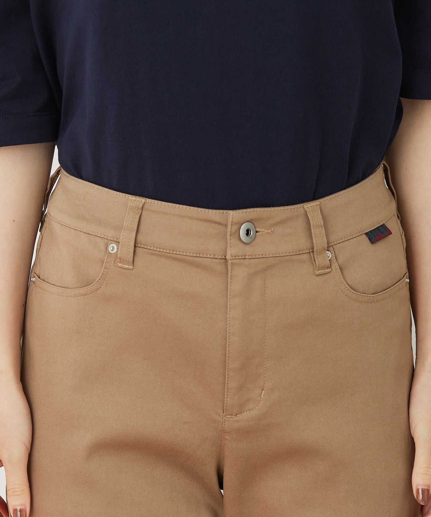 デコイ DECOY ストレッチストレートパンツ （ブラウン） ブラウン