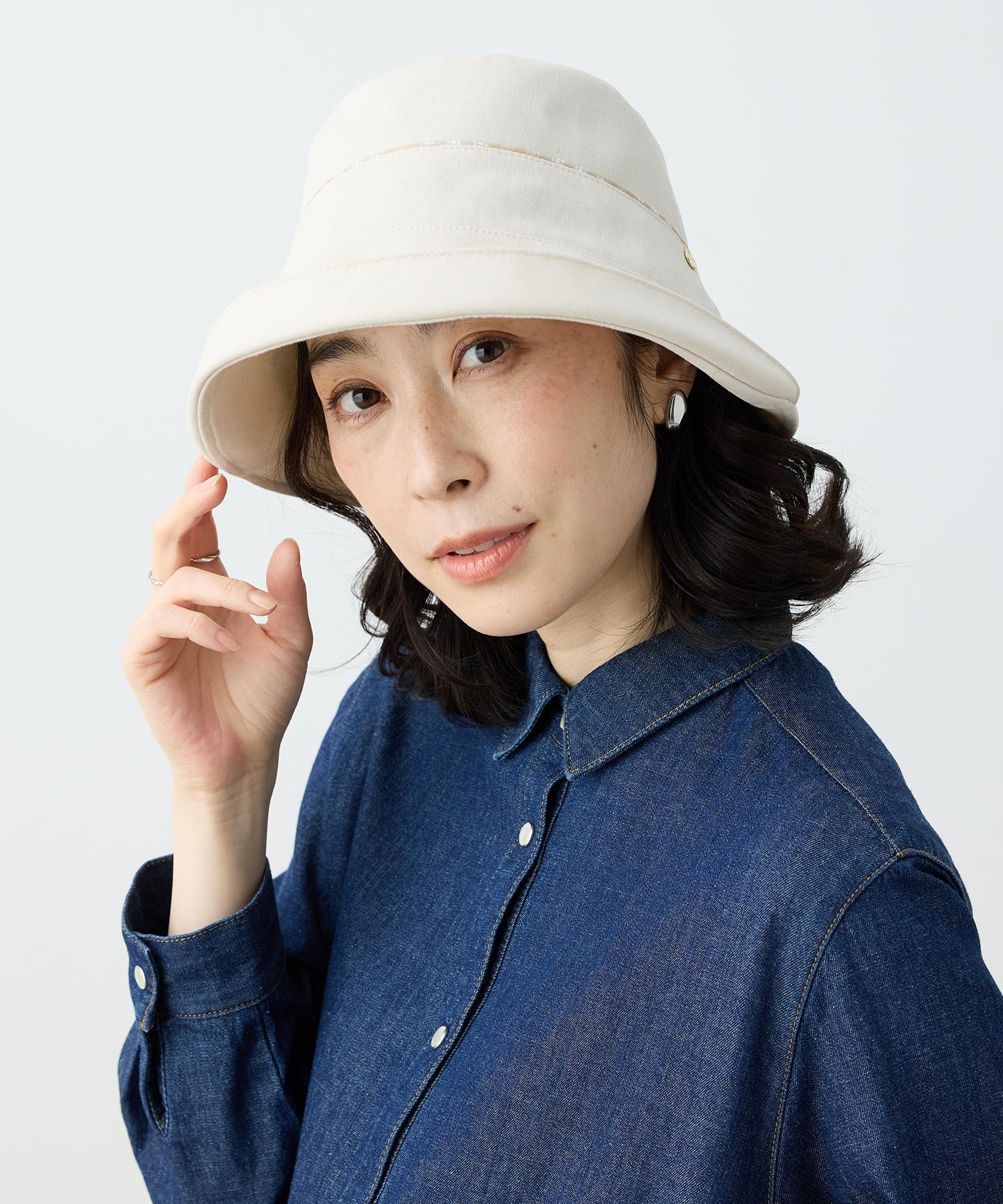 デコイ DECOY オブザーハット【UPF50＋】【手洗い可能】 （アイボリー） アイボリー