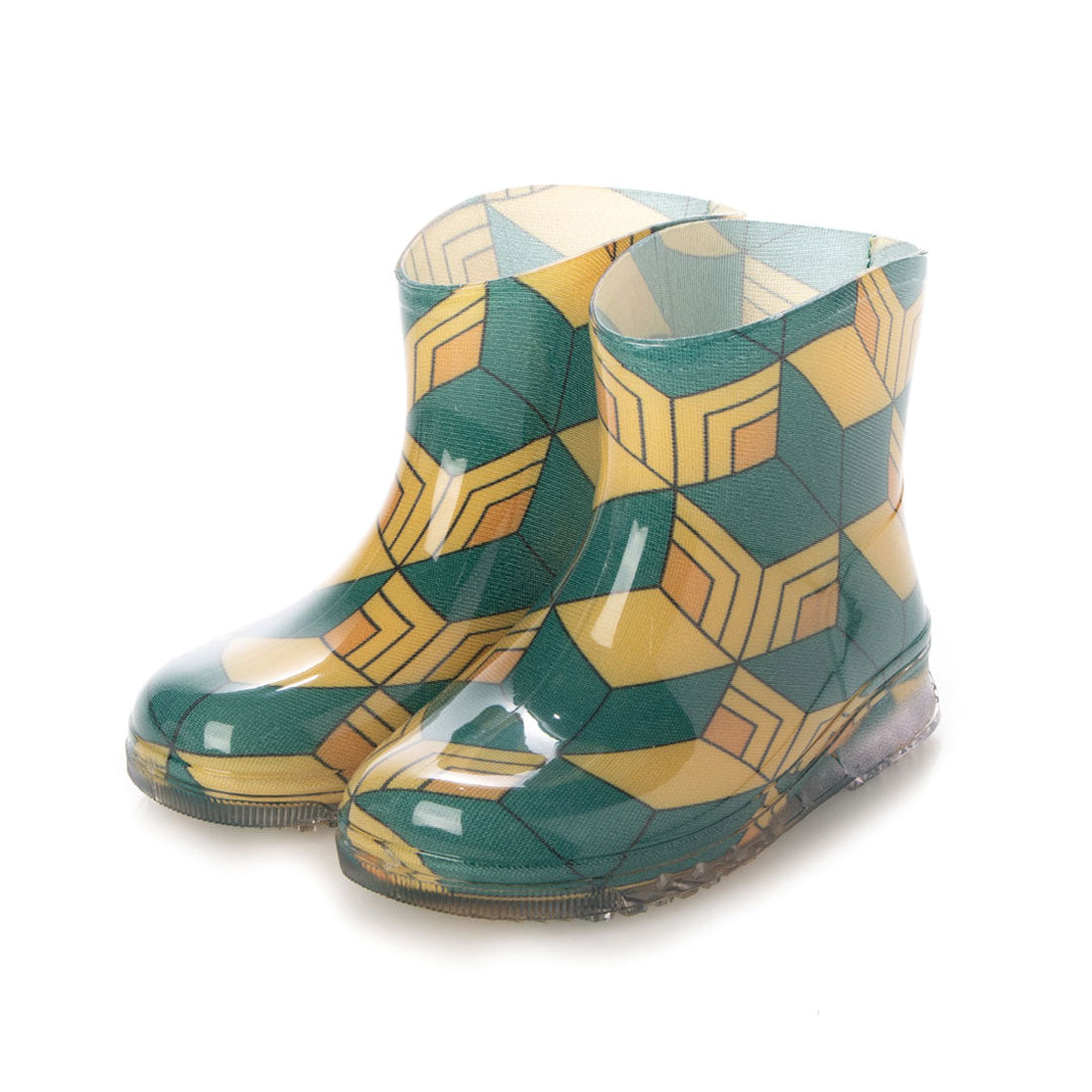 DEMETER Kids' Japanese pattern rain boots
