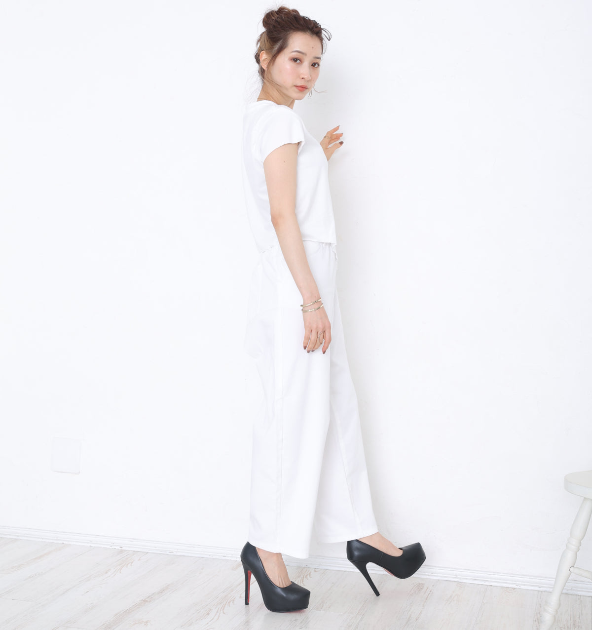 デメテル DEMETER クッションソール入り 厚底ピンヒールパンプス