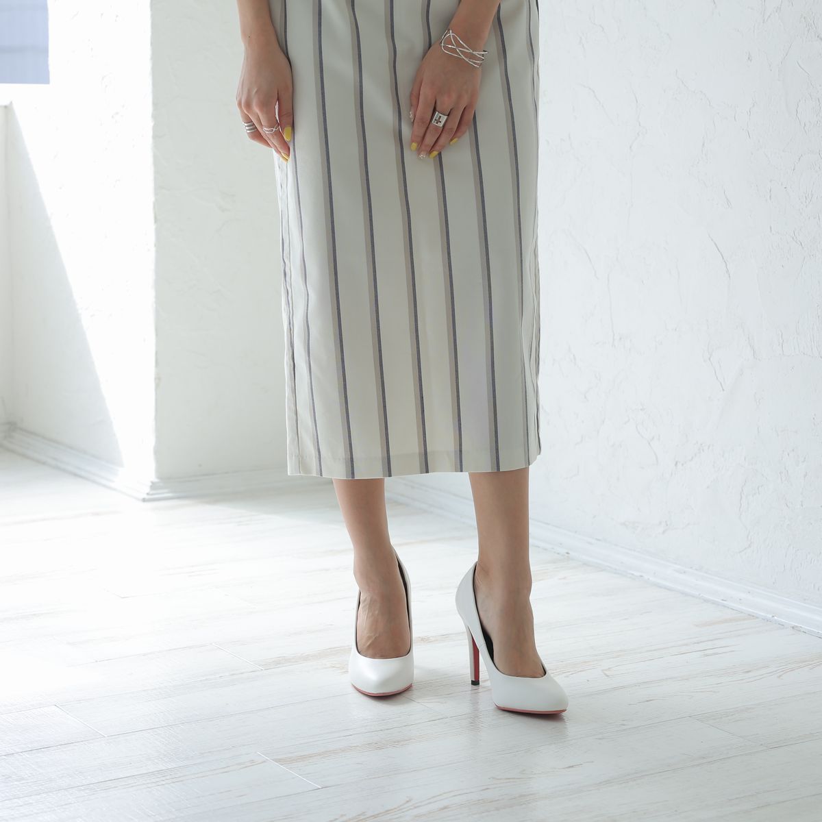 デメテル DEMETER クッションソール入り ピンヒールパンプス