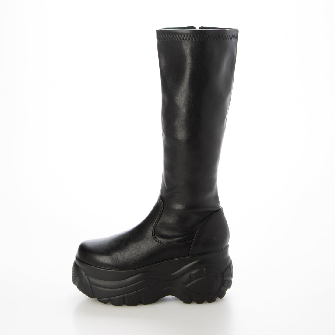 Demeter Lightweight Thick Sole Sneaker-Style Stretch Long Boots