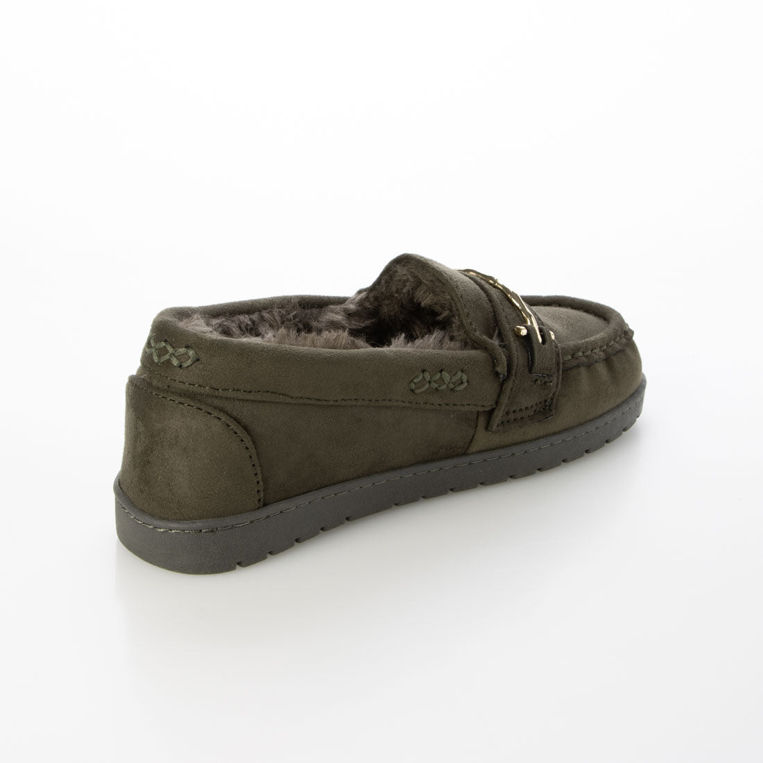 DEMETER Fluffy Bit Fur Moccasins
