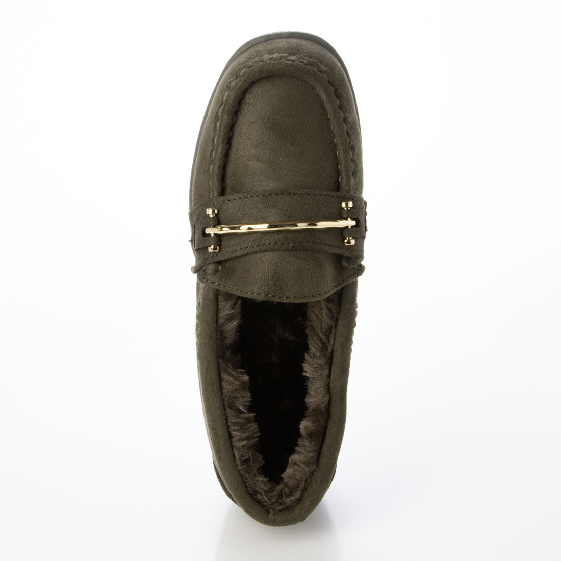 DEMETER Fluffy Bit Fur Moccasins