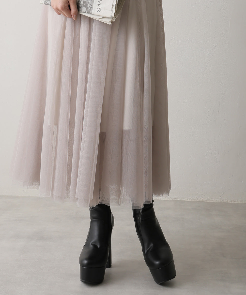 デメテル DEMETER 13.5cm☆厚底 ハイヒール ストレッチブーツ