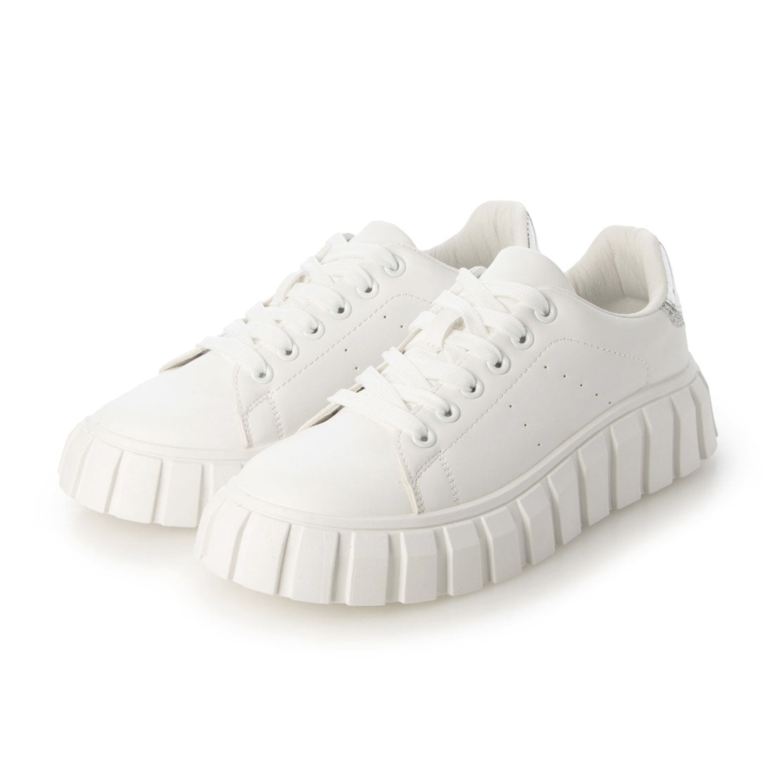 DEMETER thick sole ☆ uneven volume sole lace-up low cut sneakers
