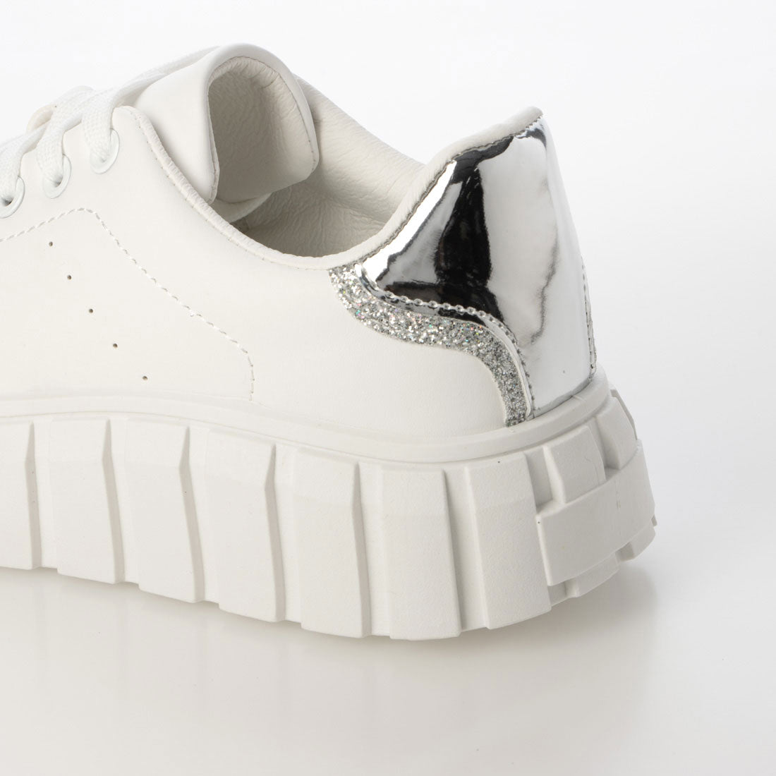 DEMETER thick sole ☆ uneven volume sole lace-up low cut sneakers