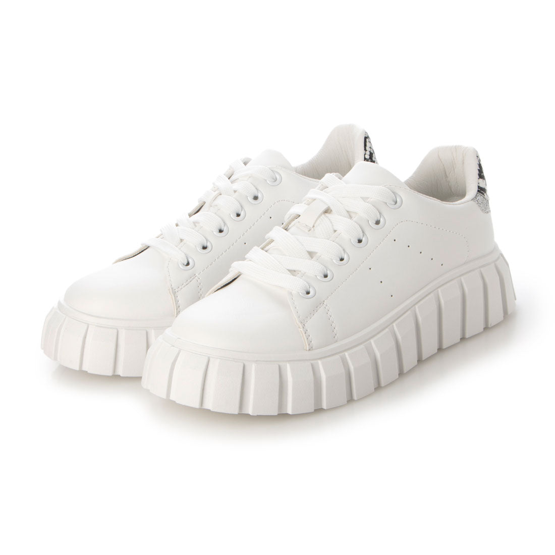 DEMETER thick sole ☆ uneven volume sole lace-up low cut sneakers