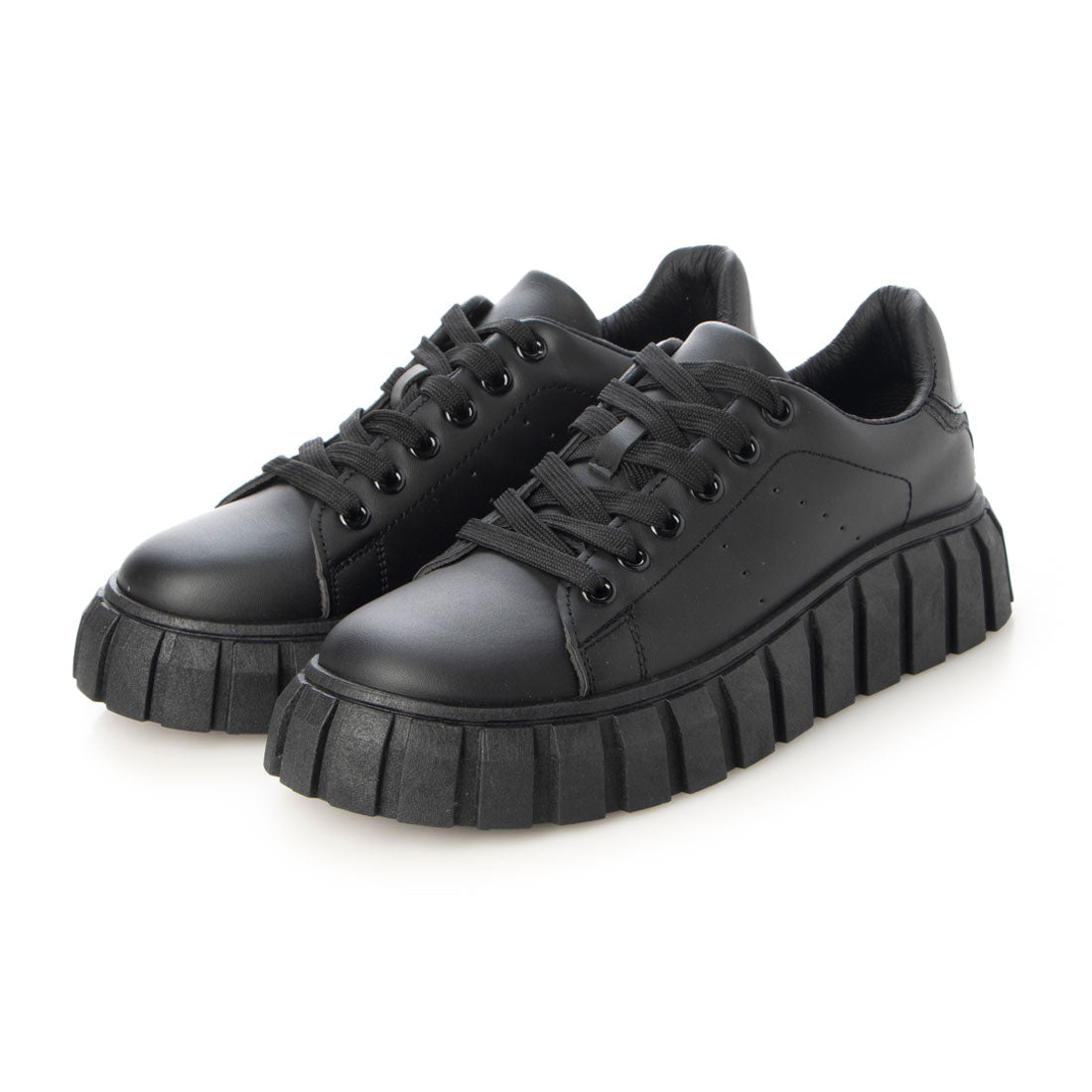 DEMETER thick sole ☆ uneven volume sole lace-up low cut sneakers