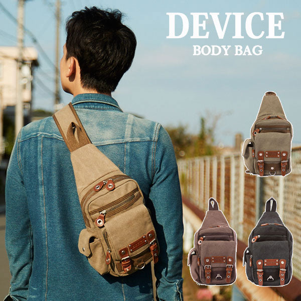 ディバイス DEVICE デバイス DEVICE #DBH-30028 ボディバッグ （1.ベージュ） 1.ベージュ