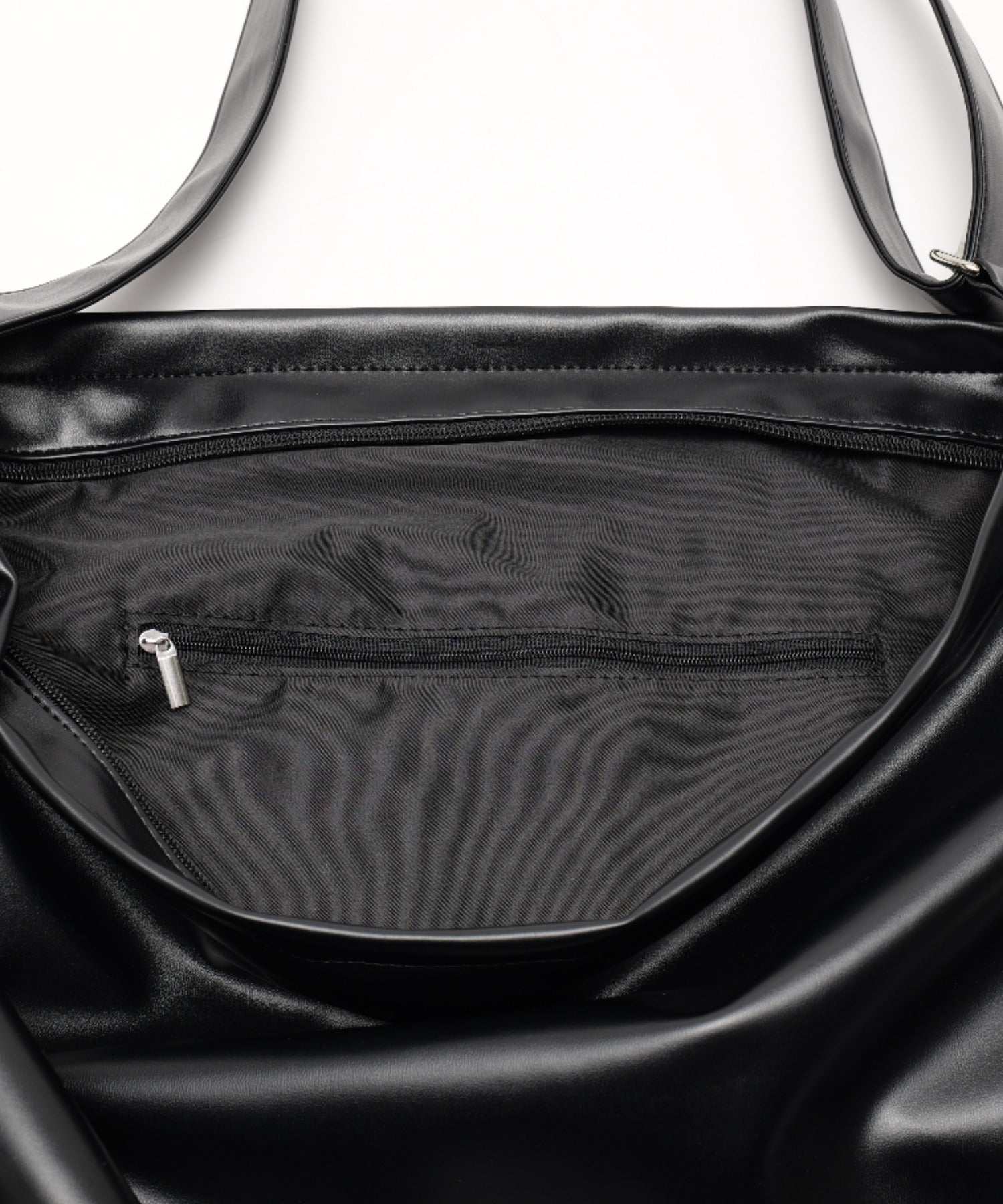 Device DEVICE Zip Design Loose Manmade Leather Shoulder Bag