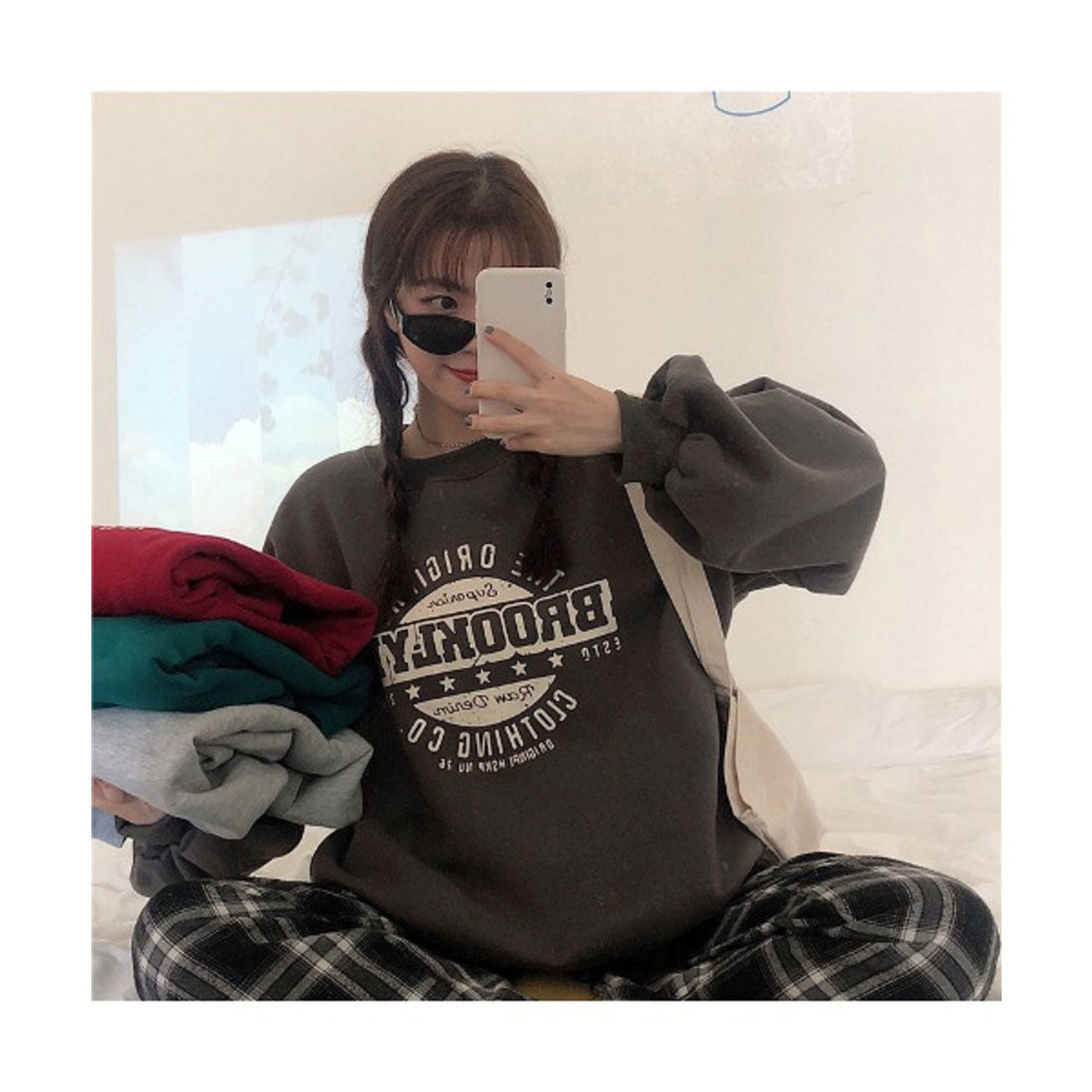 デバイス DEVICE BROOKLYNビッグシルエットトレーナー