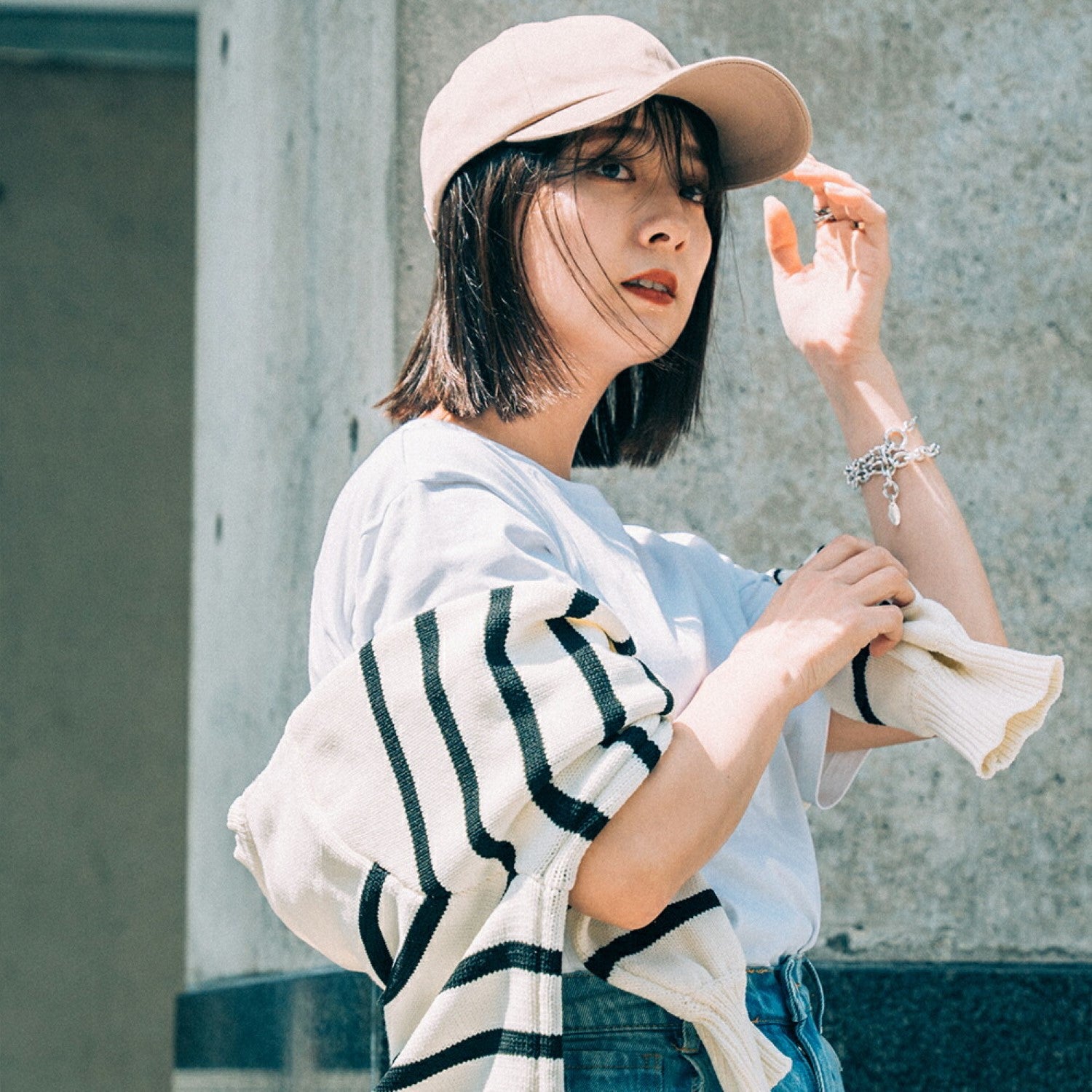 デバイスプラス DEVICE＋ シンプル オーバーフィット ベースボール キャップ HEADWEAR ヘッドウェア,BE