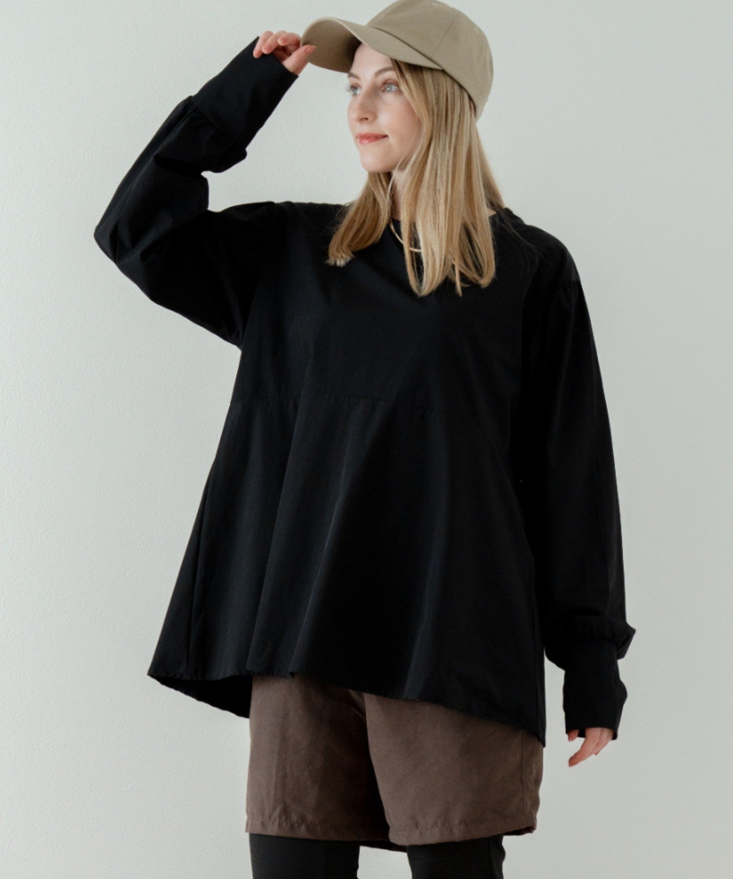 デバイスプラス DEVICE＋ ラッシュガードトップス （ブラック） BK