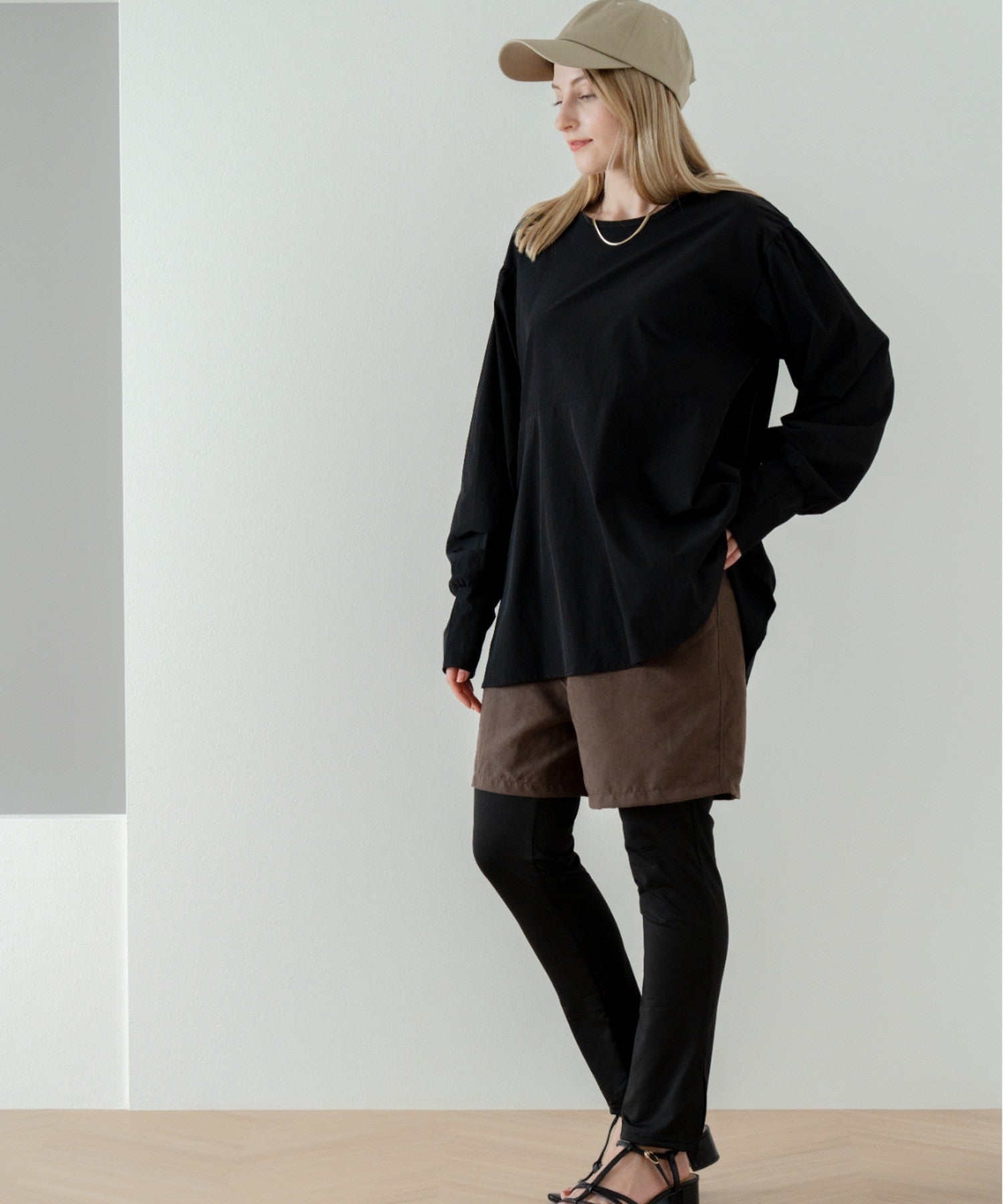 デバイスプラス DEVICE＋ ラッシュガードトップス （ブラック） BK