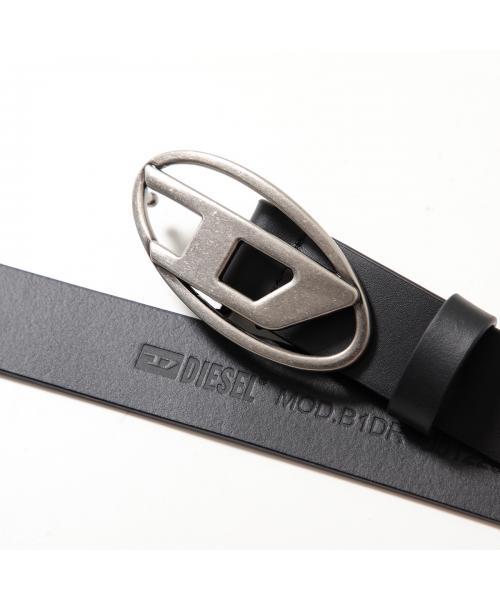 大人もOK DIESEL B1DR　Dロゴ ベルト　キッズ　レディース DIESEL ディーゼル ベルト B-1dr W X08727 PR666 レディース Dロゴ
