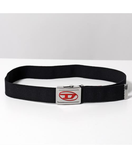 ディーゼル DIESEL DIESEL KIDS ベルト BESAR J01681 KXBK8 オーバルD （K900/ブラック） K900/ブラック