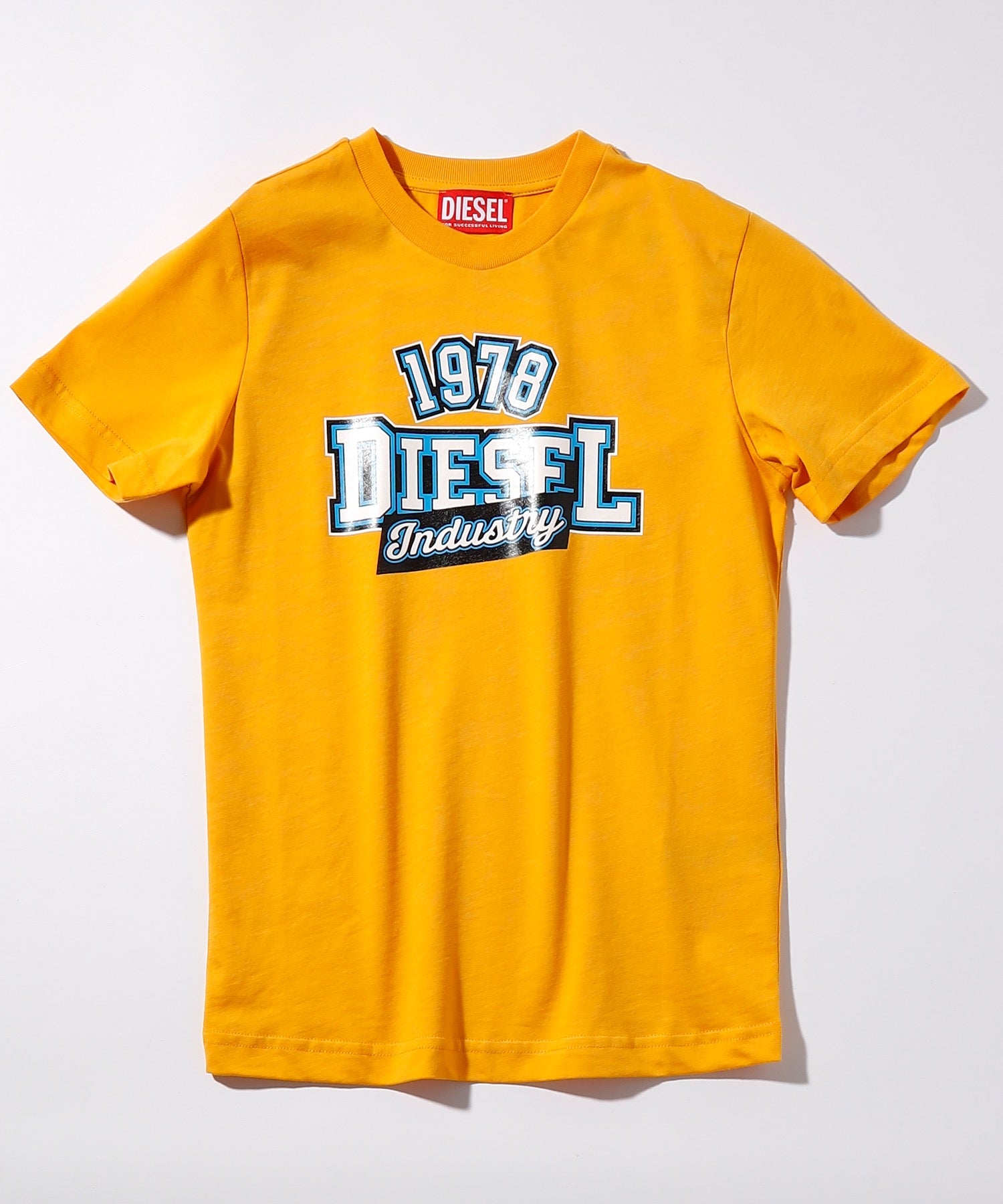 ディーゼル DIESEL DIESELKids & Junior ブランドロゴ半袖Tシャツカットソー,オレンジ