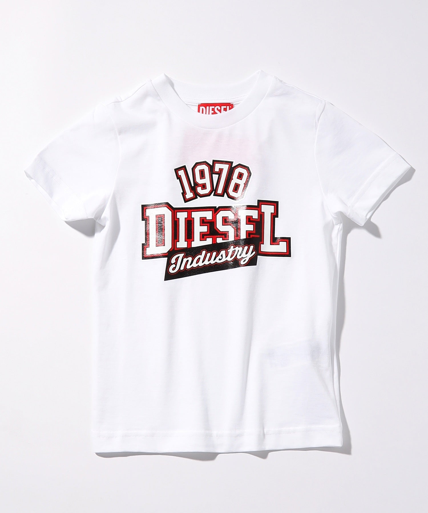 ディーゼル DIESEL DIESELKids & Junior ブランドロゴ半袖Tシャツカットソー,ホワイト