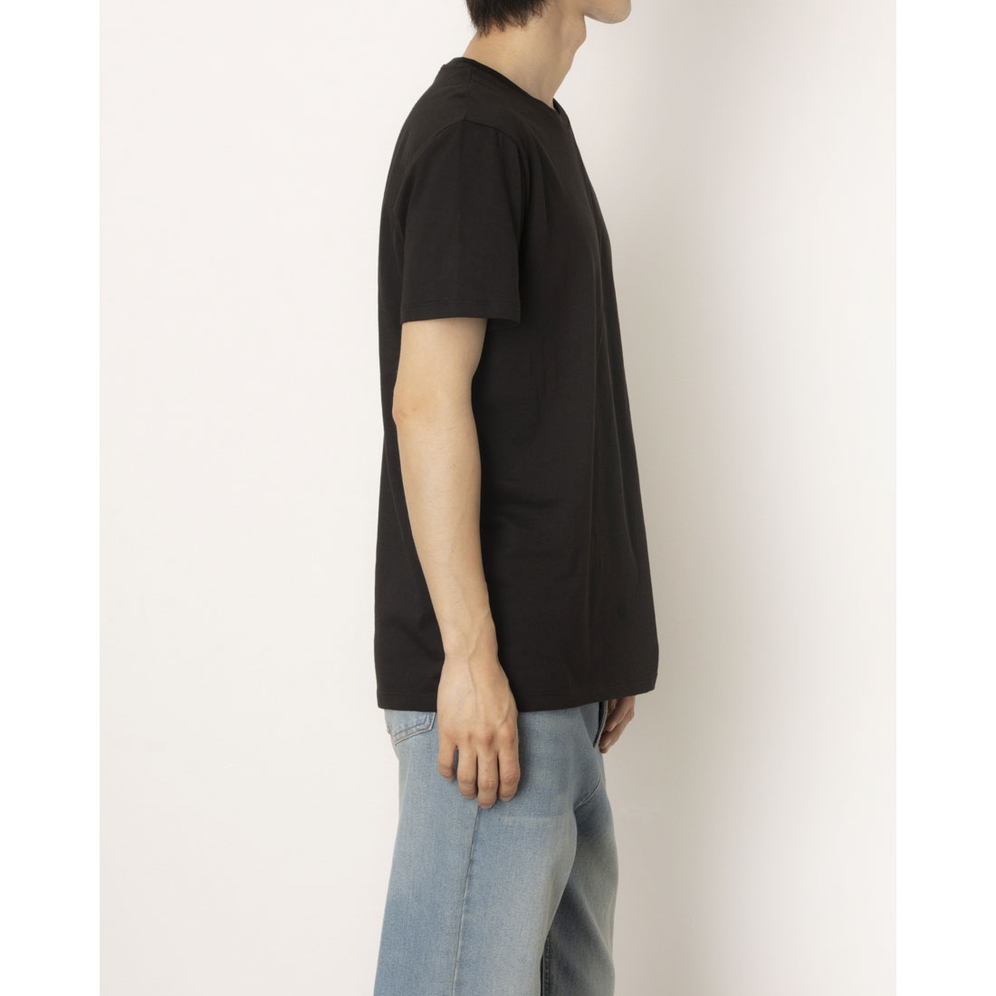 ディーゼル DIESEL 2Pセット 無地クルーネック （BLACK） BLACK