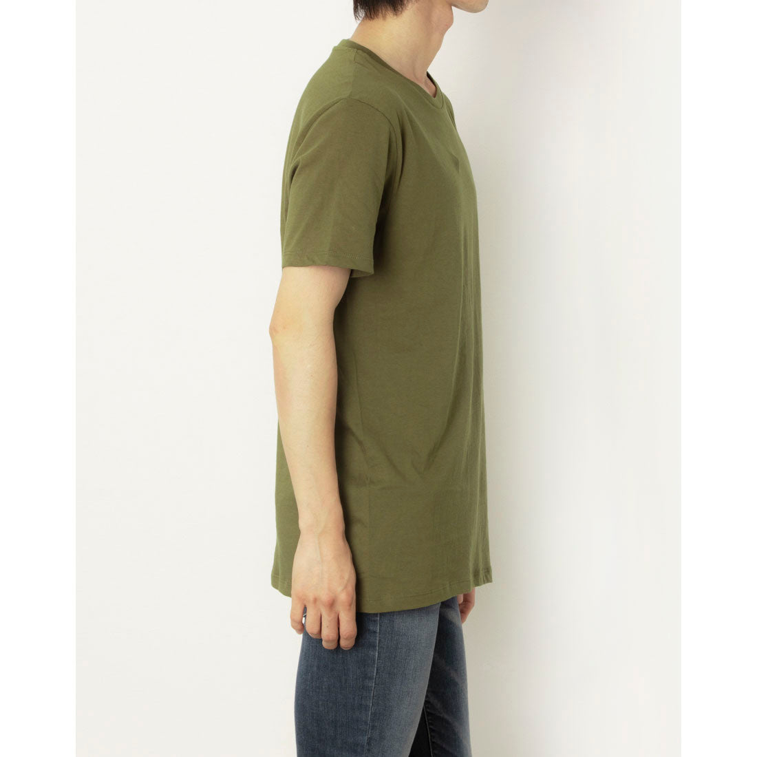 ディーゼル DIESEL 2Pセット 無地クルーネック （NAVY KHAKI） NAVY KHAKI