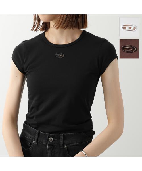 ディーゼル DIESEL DIESEL Tシャツ T-ANGIE OD A19912 0AFAA オーバルD 刺繍 （9XX/ブラック） 9XX/ブラック