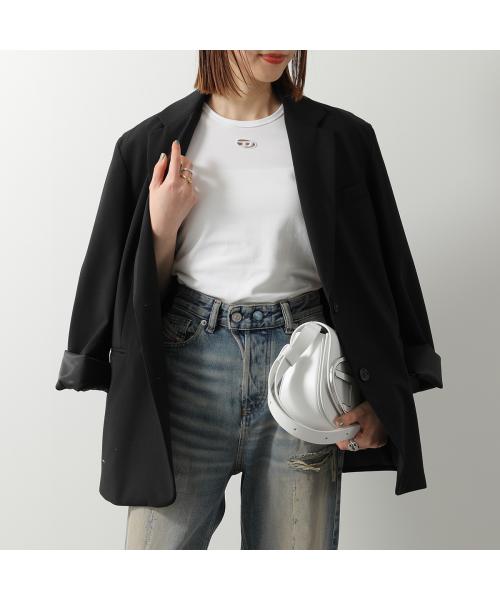 ディーゼル DIESEL DIESEL Tシャツ T-ANGIE OD A19912 0AFAA オーバルD 刺繍 （9XX/ブラック） 9XX/ブラック