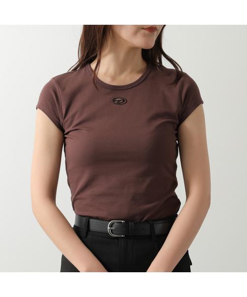 ディーゼル DIESEL DIESEL Tシャツ T-ANGIE OD A19912 0AFAA オーバルD 刺繍 （9XX/ブラック） 9XX/ブラック