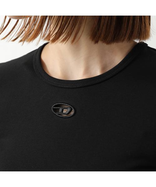 ディーゼル DIESEL DIESEL Tシャツ T-ANGIE OD A19912 0AFAA オーバルD 刺繍 （9XX/ブラック） 9XX/ブラック