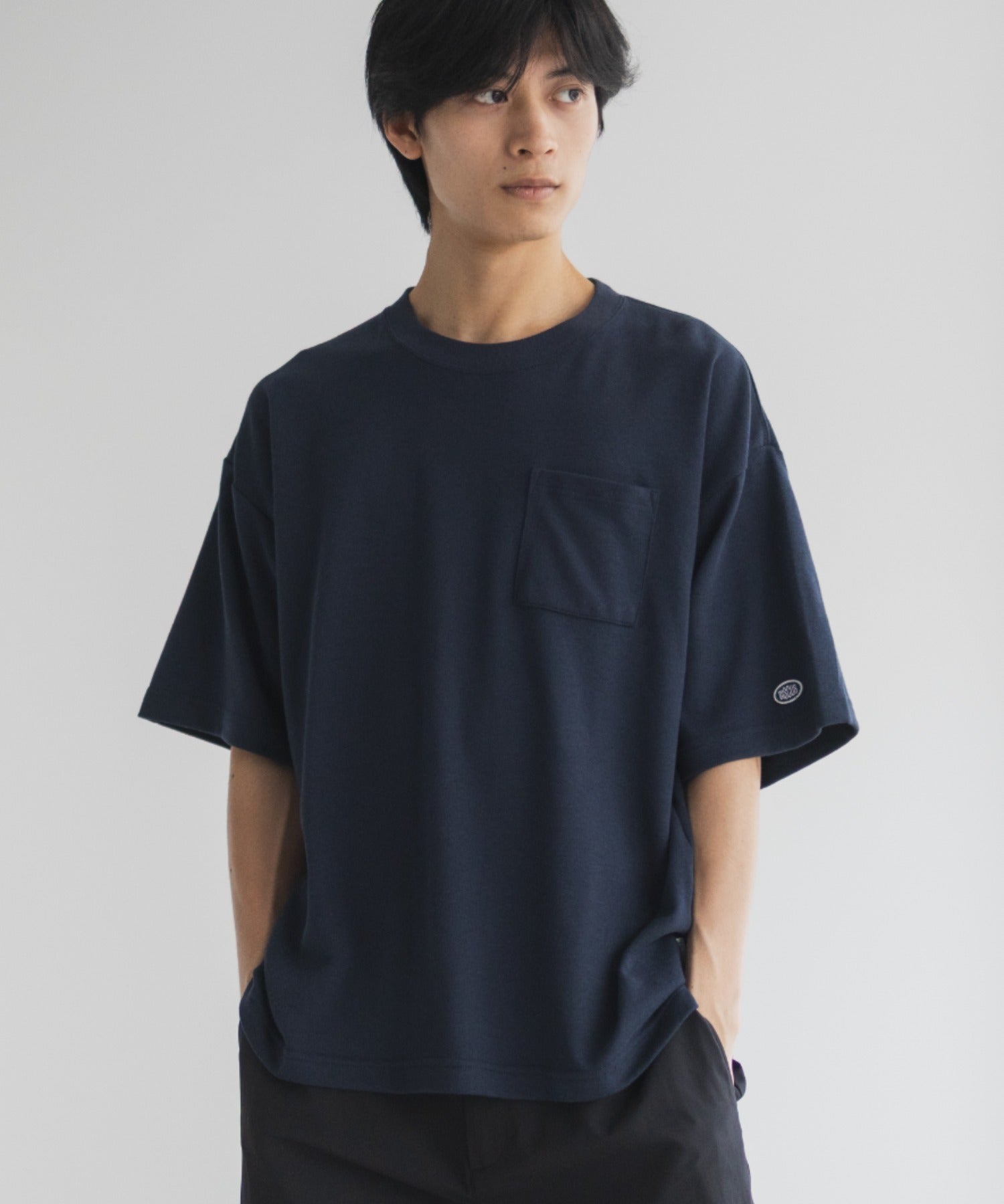ディスカス アスレチック DISCUS ATHLETIC COOLMAX ポンチ素材 冷感Tシャツ （ネイビー） ネイビー