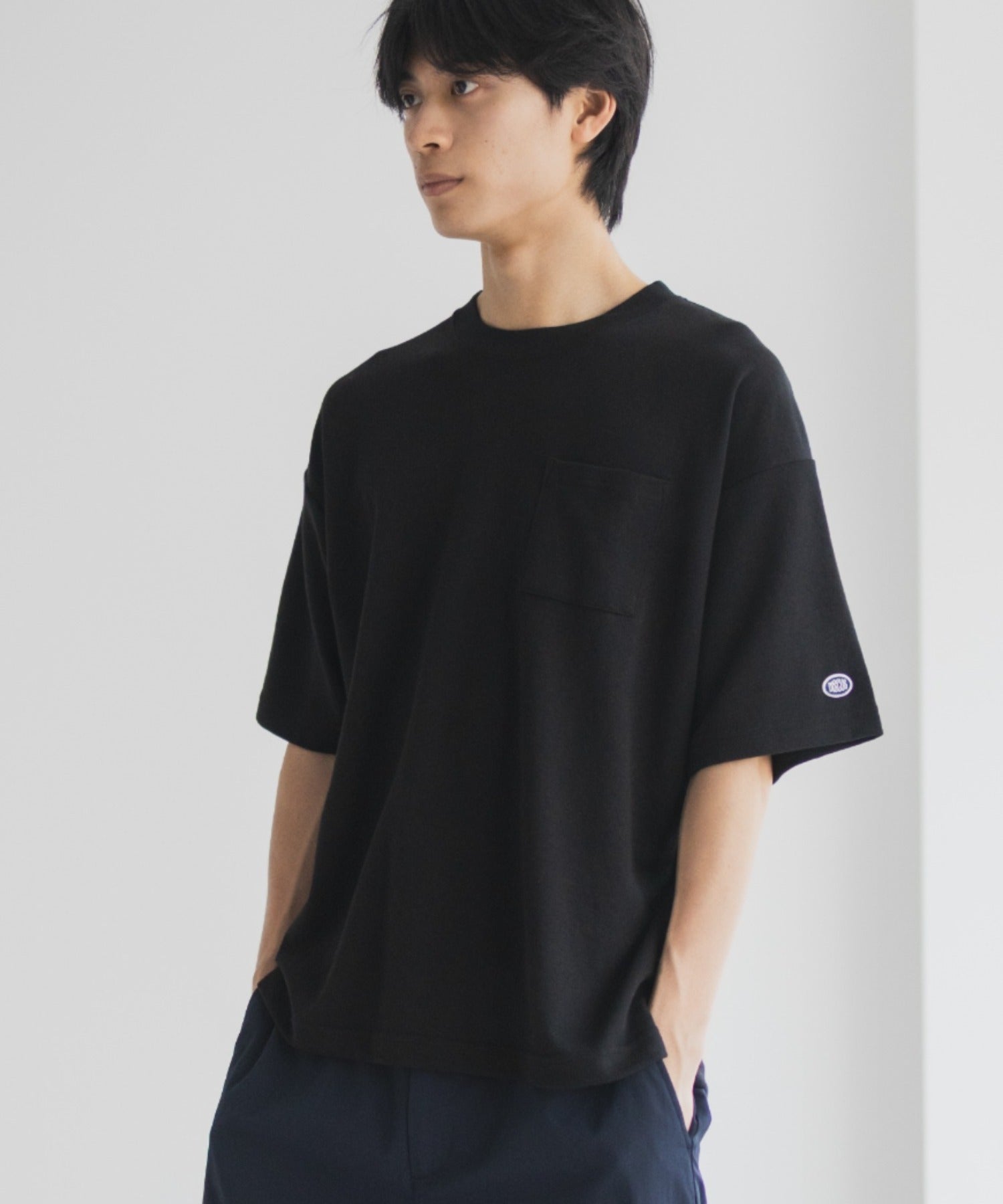 ディスカス アスレチック DISCUS ATHLETIC COOLMAX ポンチ素材 冷感Tシャツ （ネイビー） ネイビー