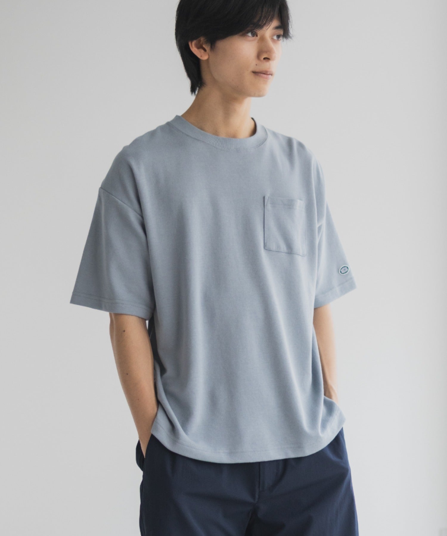 ディスカス アスレチック DISCUS ATHLETIC COOLMAX ポンチ素材 冷感Tシャツ （ネイビー） ネイビー