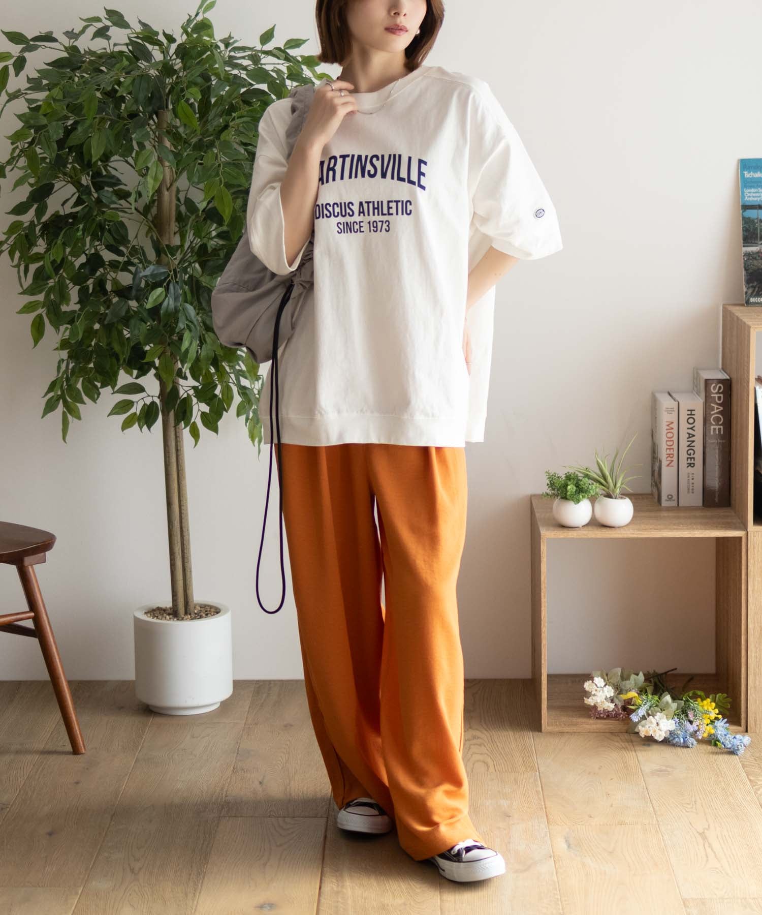 ディスカス アスレチック DISCUS ATHLETIC カレッジワイドTシャツ （ブルー） ブルー
