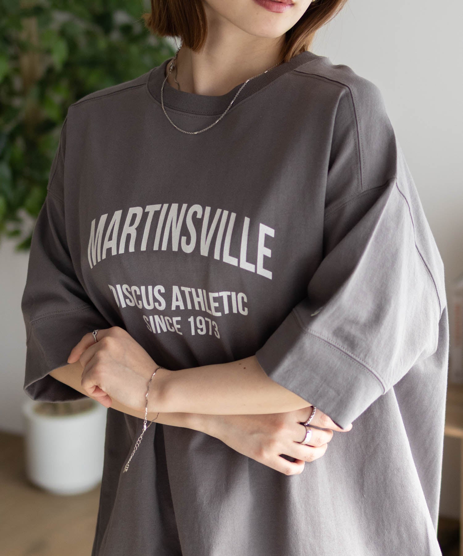 ディスカス アスレチック DISCUS ATHLETIC カレッジワイドTシャツ （ブルー） ブルー