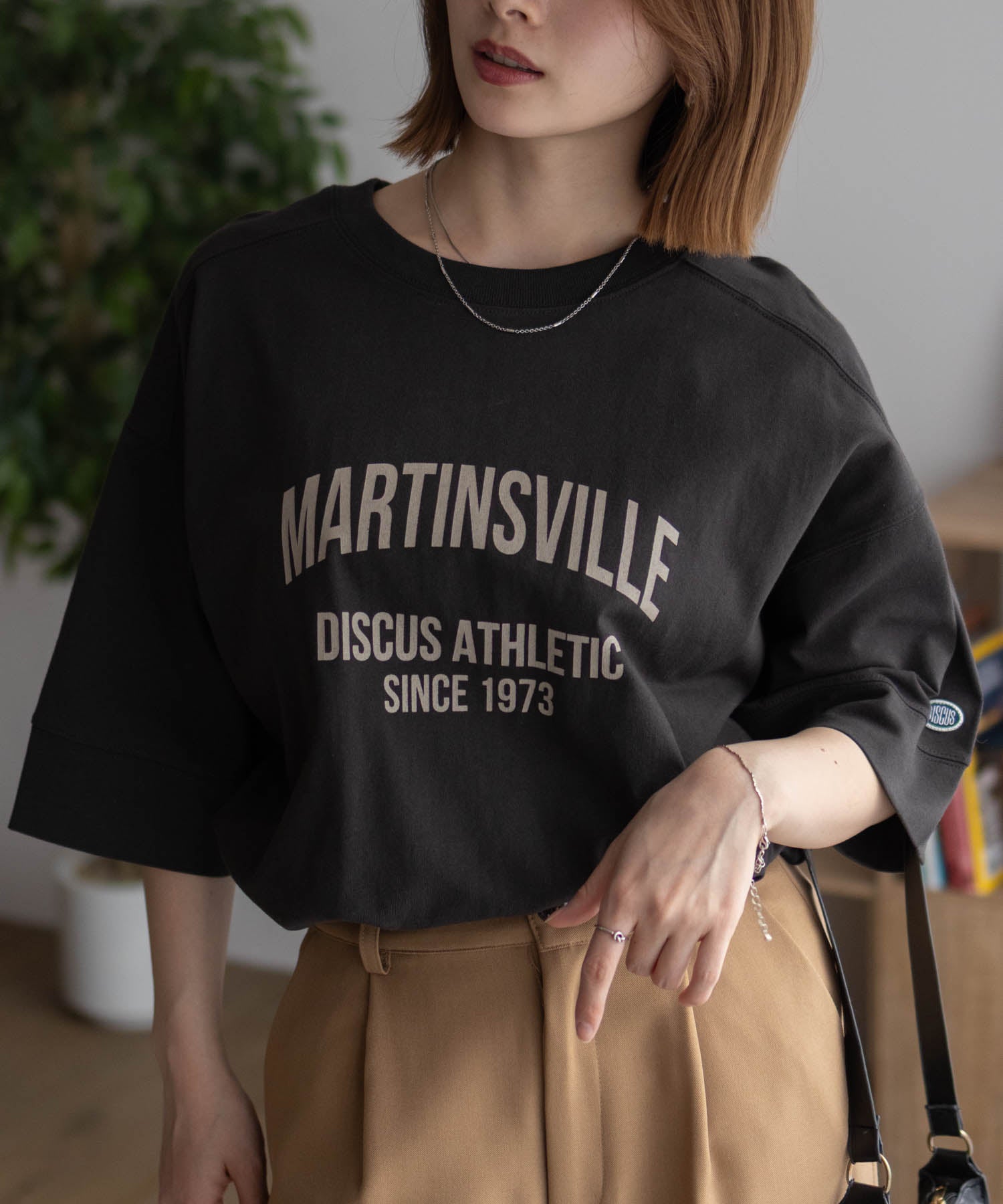 ディスカス アスレチック DISCUS ATHLETIC カレッジワイドTシャツ （ブルー） ブルー