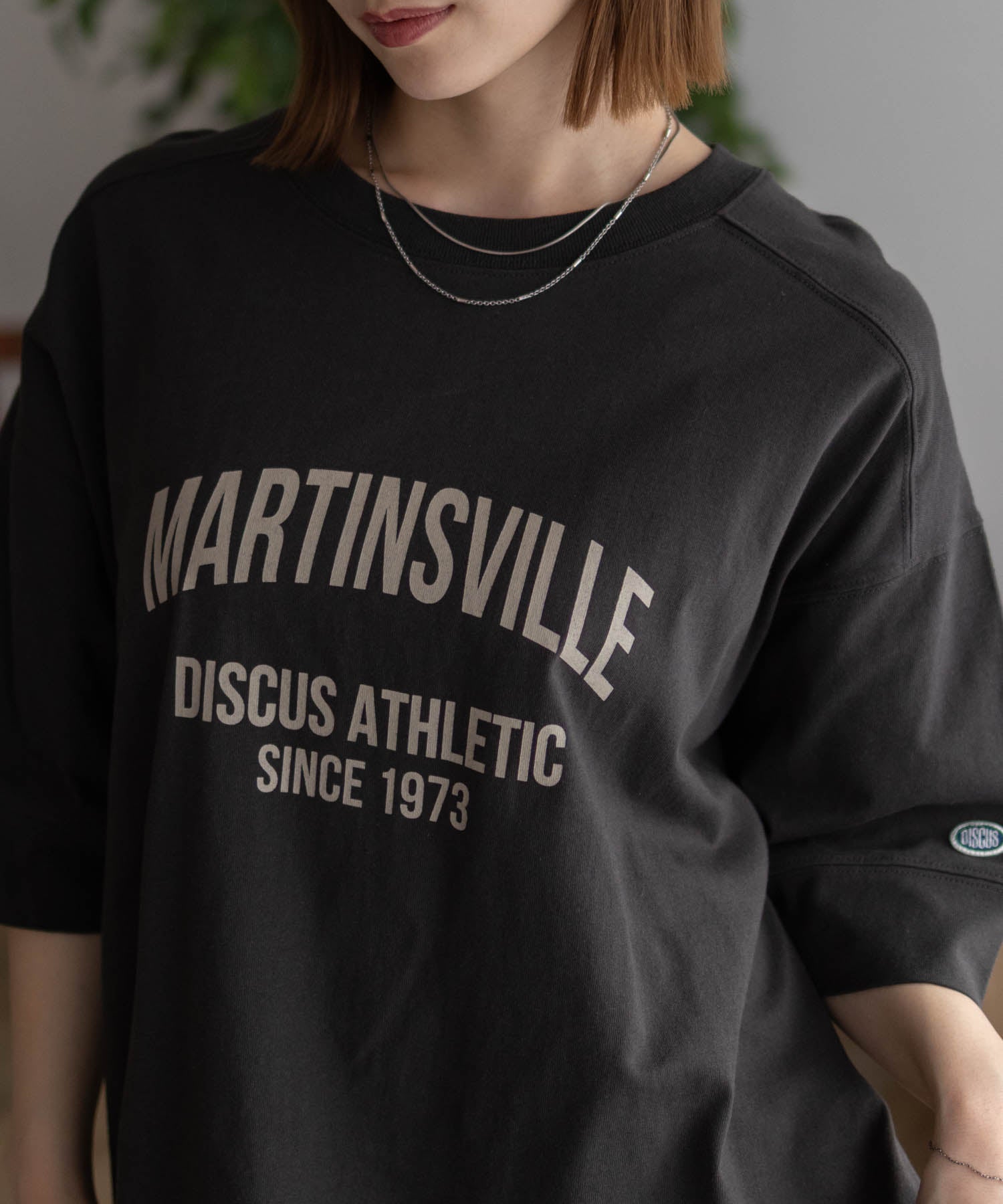 ディスカス アスレチック DISCUS ATHLETIC カレッジワイドTシャツ （ブルー） ブルー