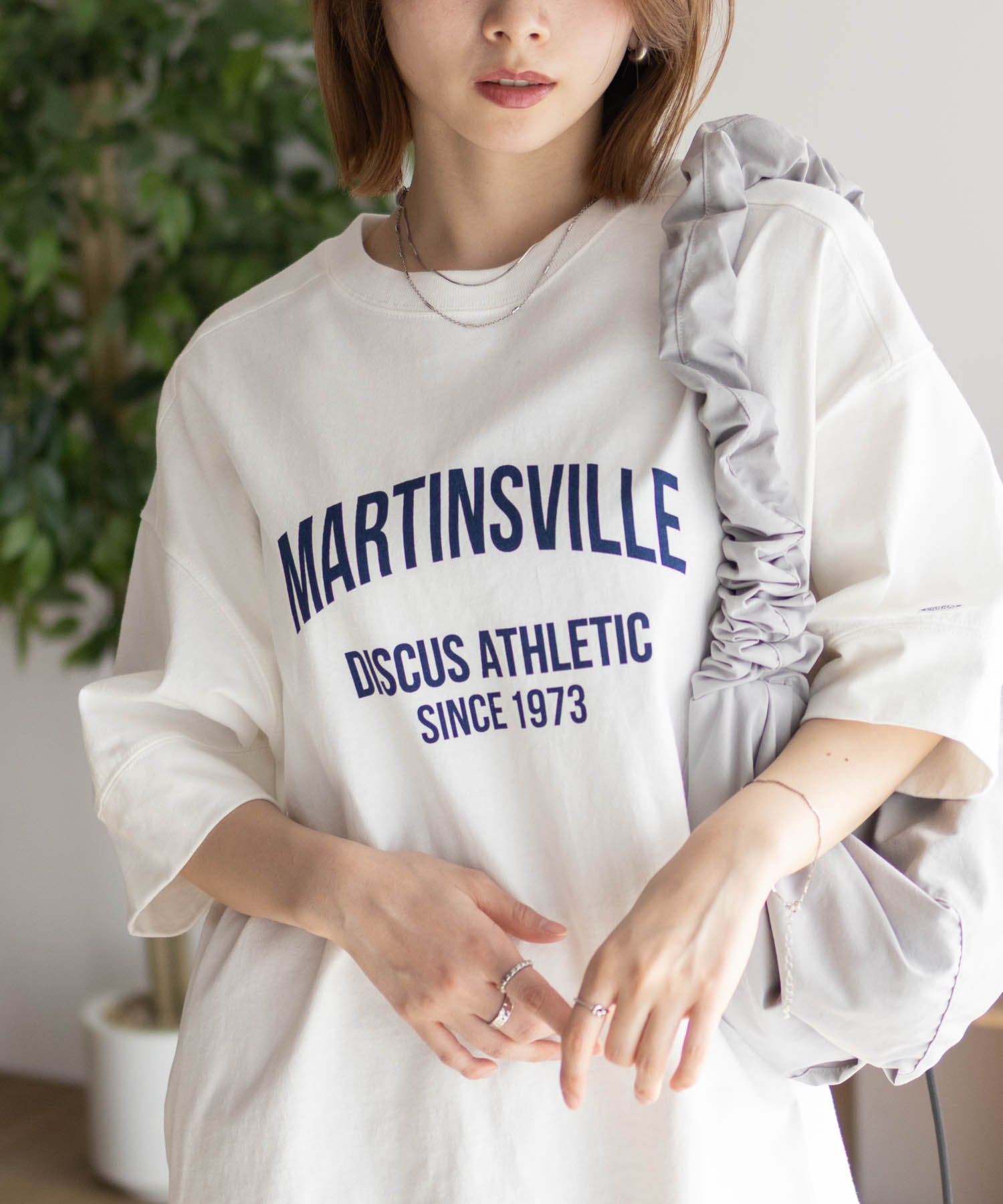 ディスカス アスレチック DISCUS ATHLETIC カレッジワイドTシャツ （オフホワイト） オフホワイト