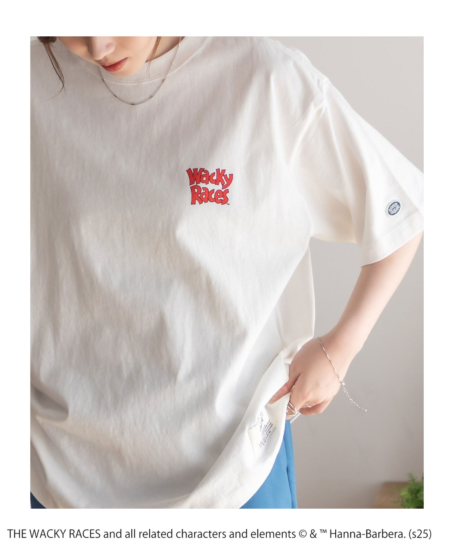 ディスカス アスレチック DISCUS ATHLETIC DISCUS/チキチキマシン猛レース Tシャツ （ホワイト） ホワイト