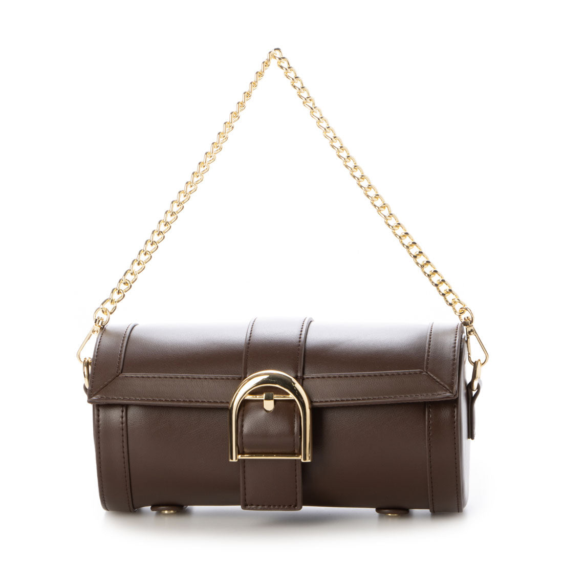 ダイアナ DIANA ロール型ミニBAG,ダークブラウン合皮スムース