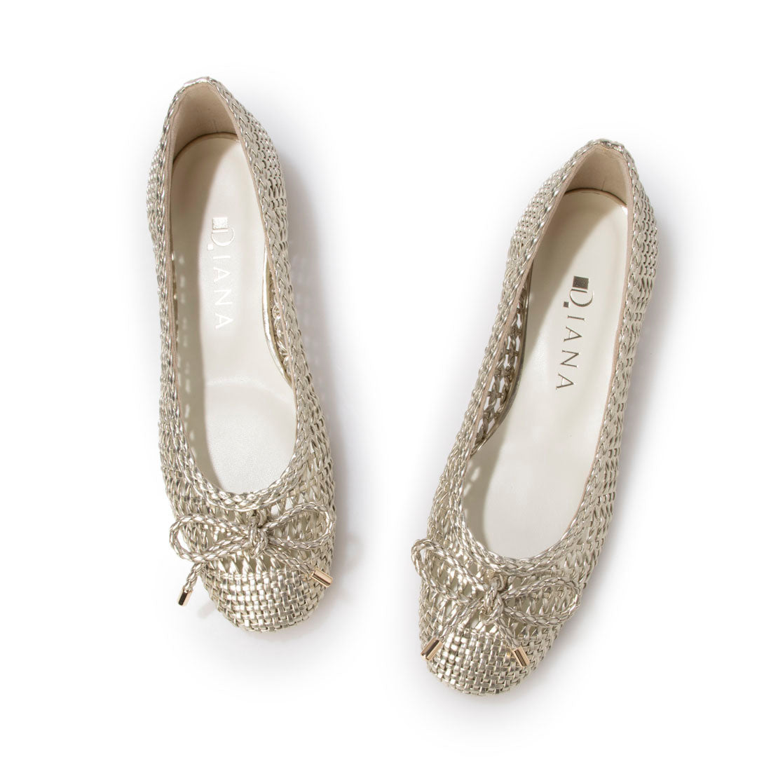 Diana DIANA Mesh Knit Ballet Flats