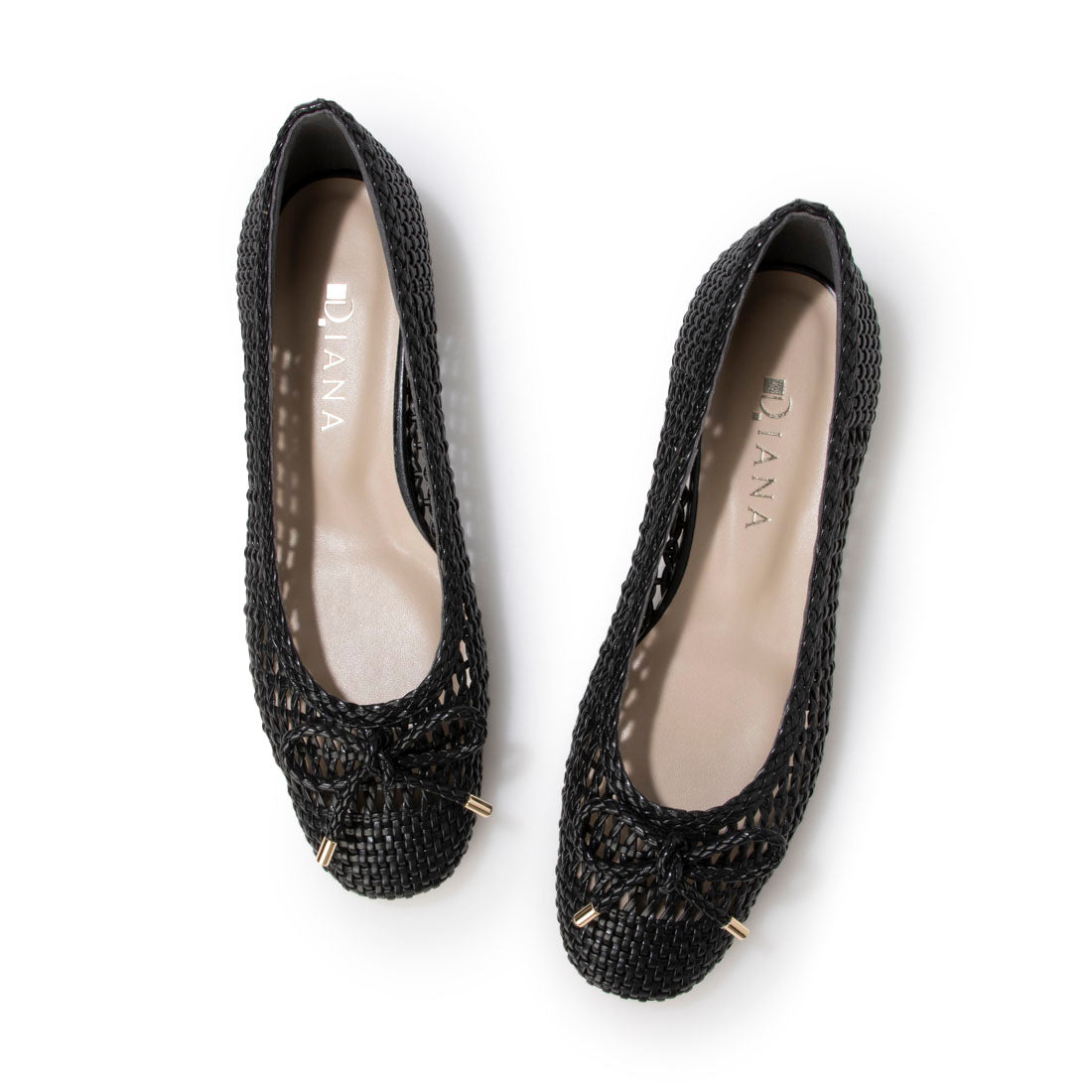 Diana DIANA Mesh Knit Ballet Flats